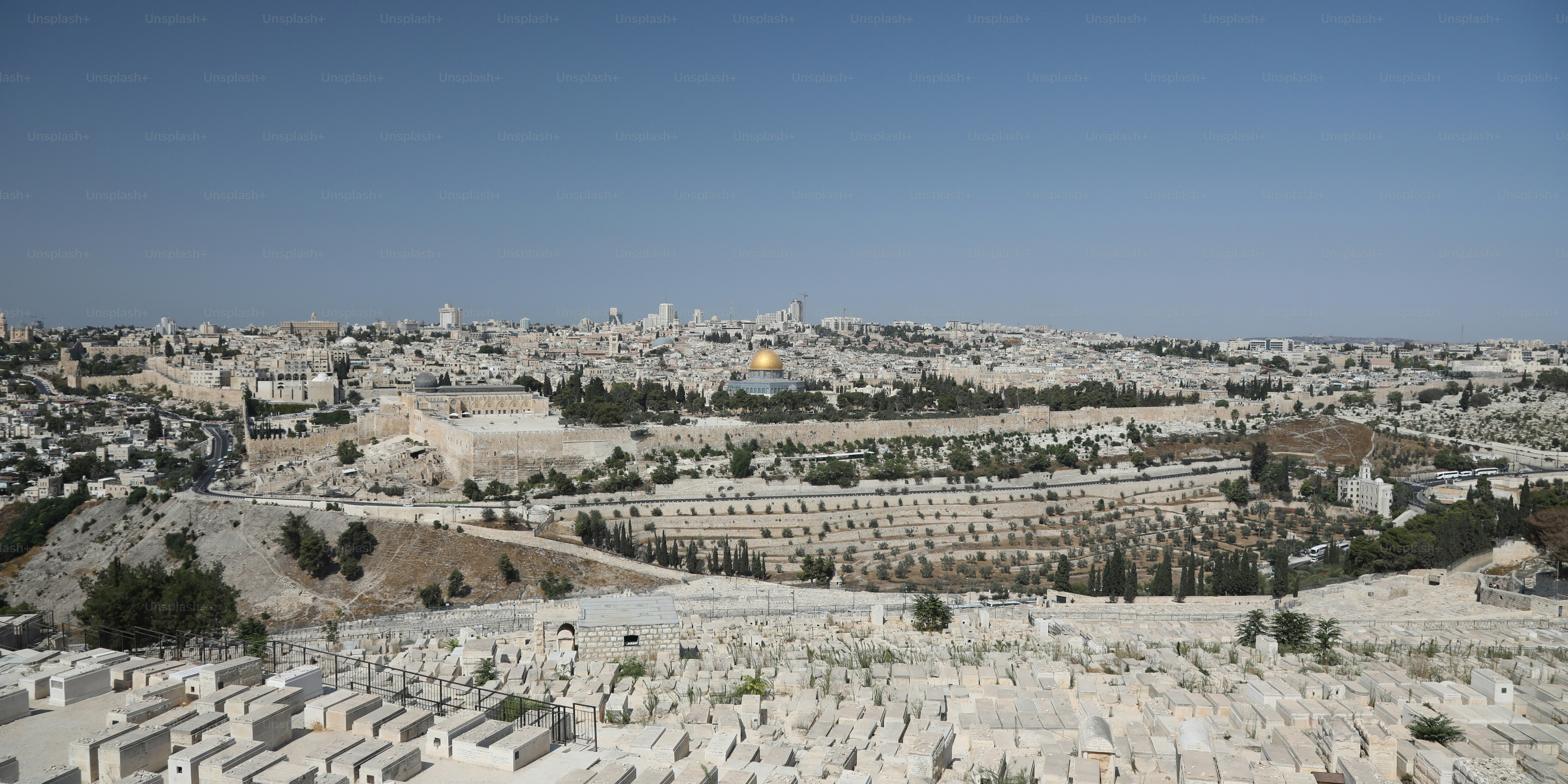 Jerusalem old city skyline cityscape