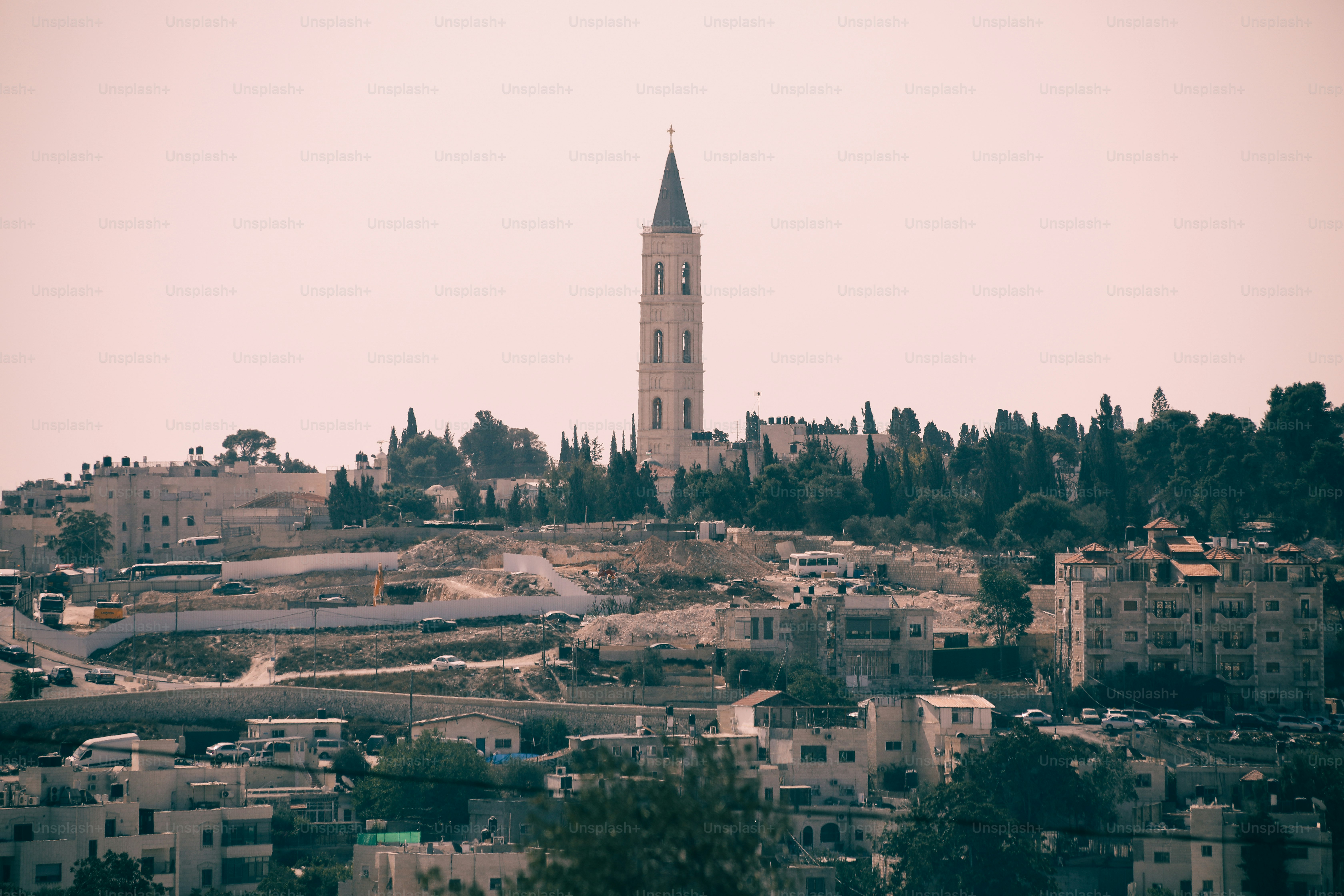 Jerusalem old city skyline cityscape