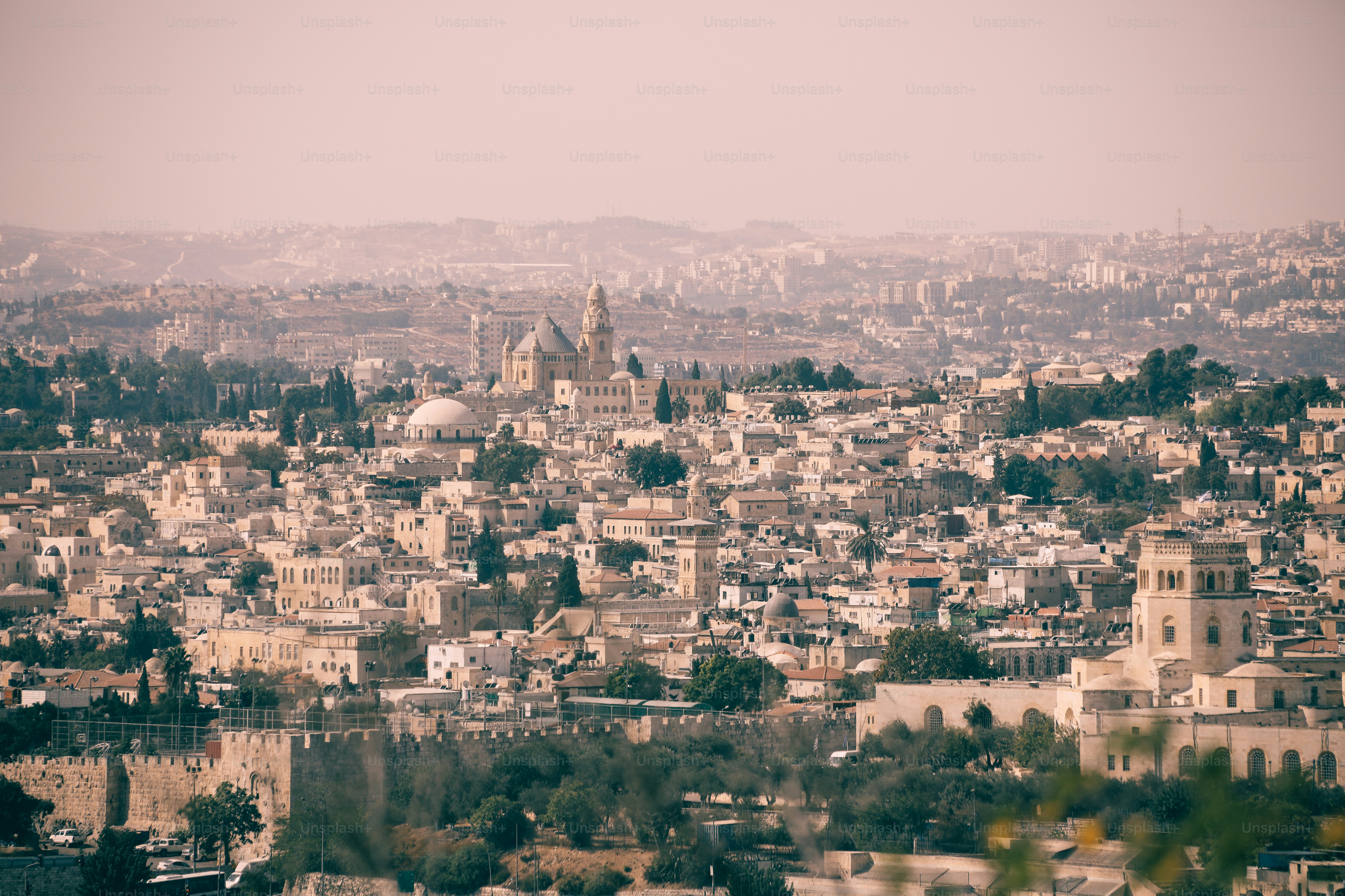 Jerusalem old city skyline cityscape