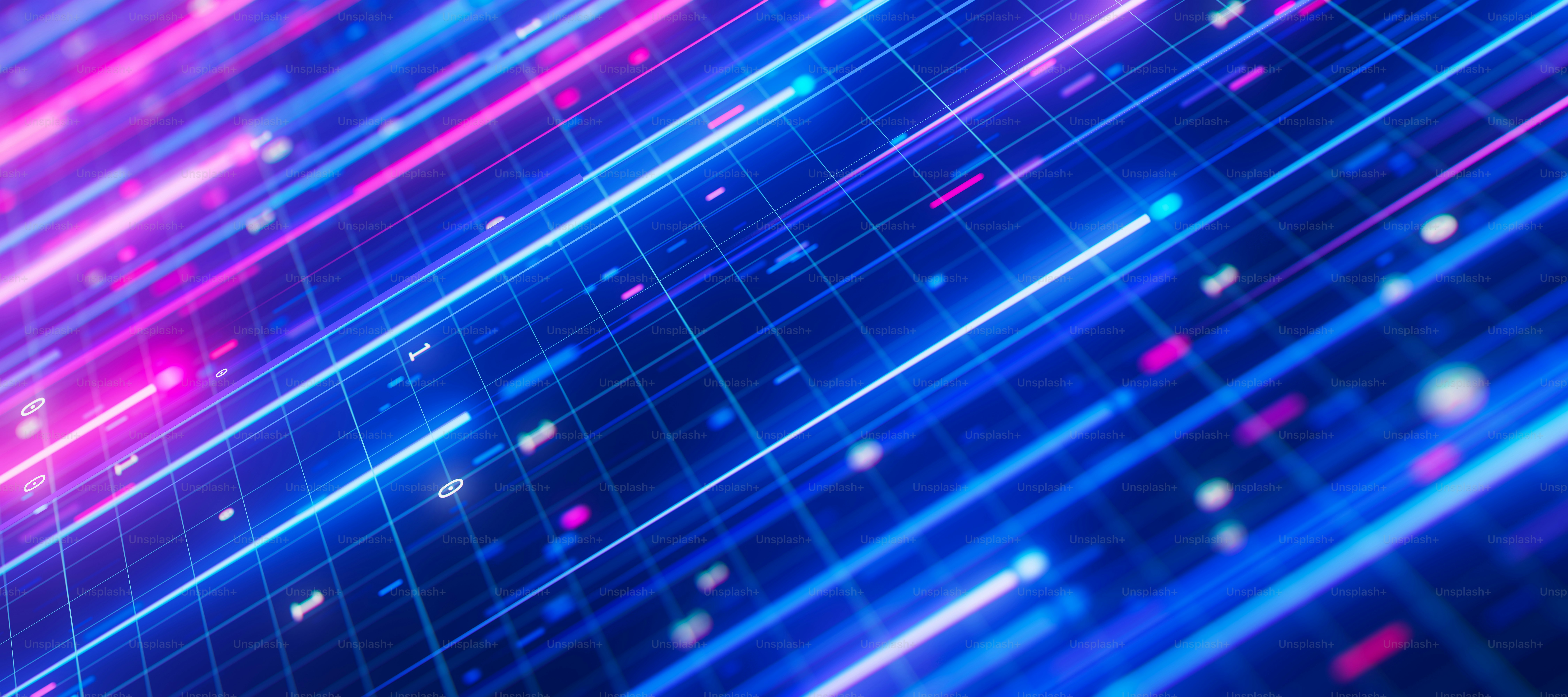 Bigdata light speed twisted flow. Abstract digital data stream of quantum computing. Cyberspace of qubit trail waves. Modern tech information transmission