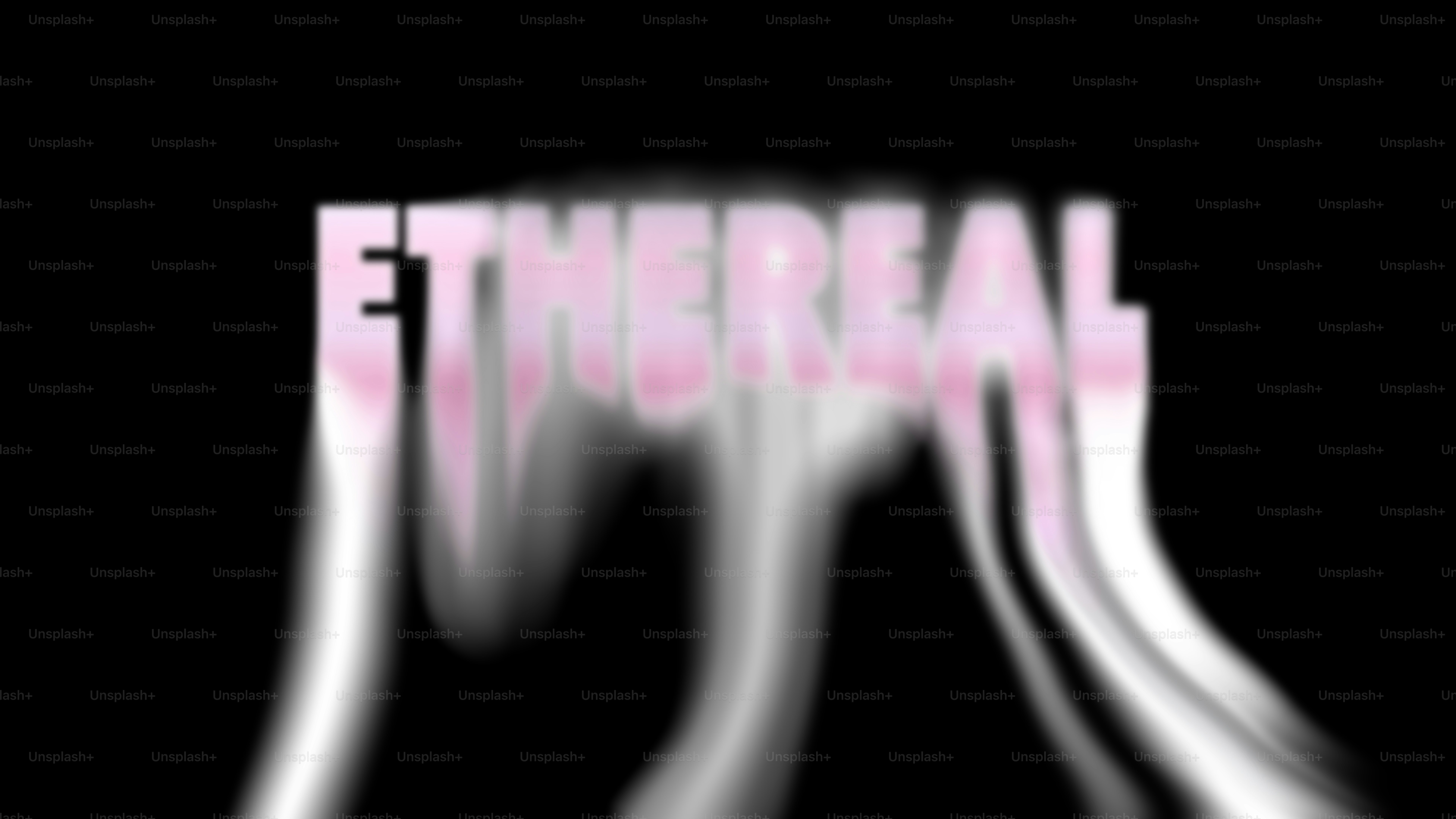 Ethereal text with wisps of smoke