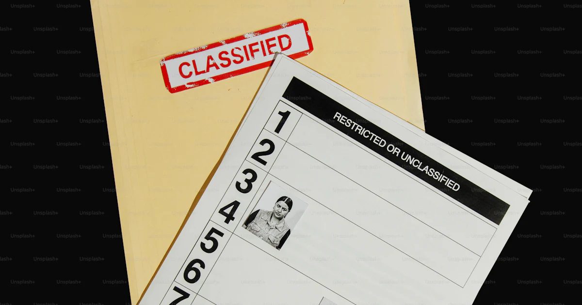 Suspect File Folder Classified folder with suspect photos and witness list photo – Security ...