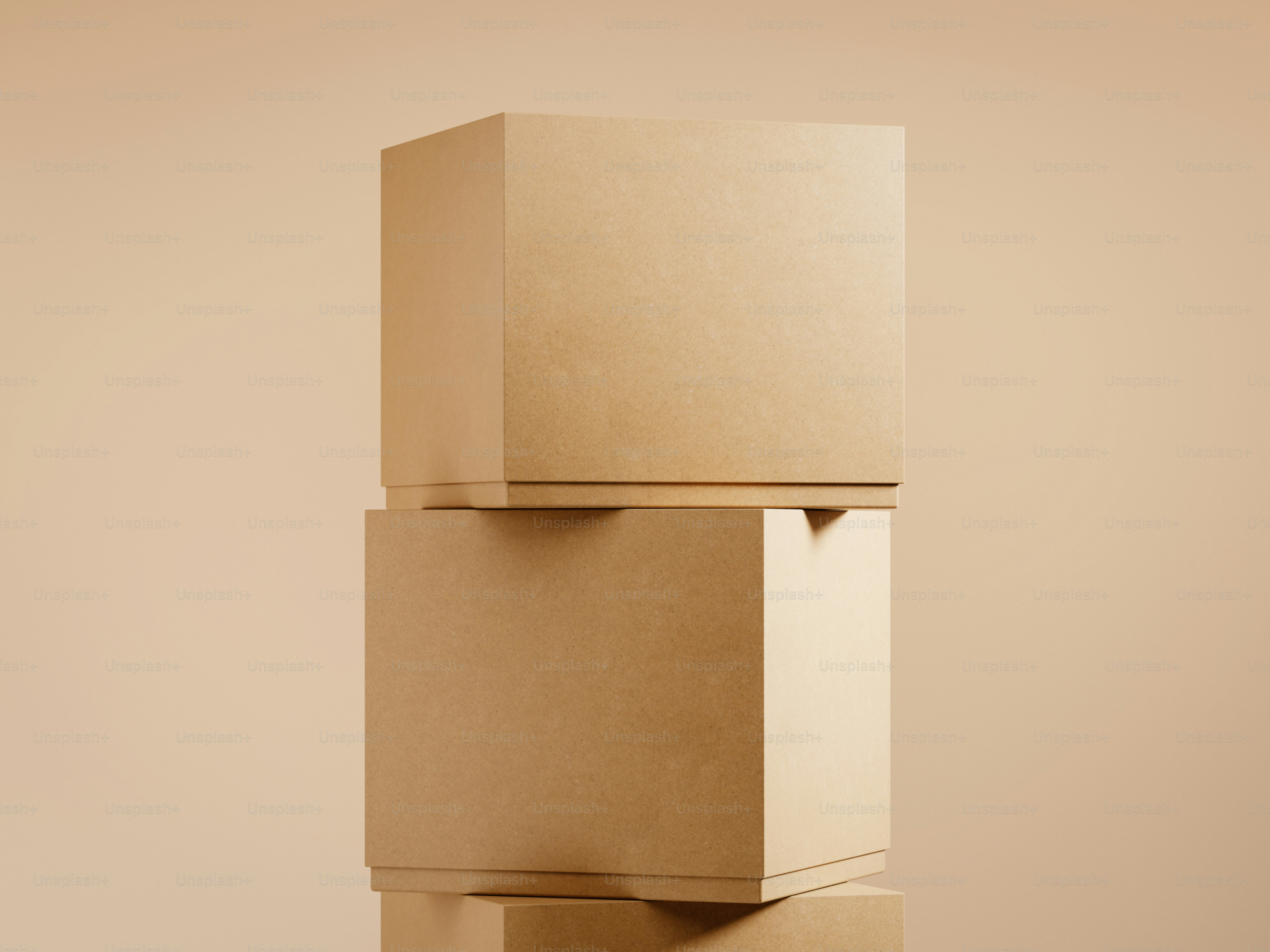평범한 배경 위에 쌓인 골판지 상자 사진 – Unsplash의 창고 이미지, image size:3000x2250