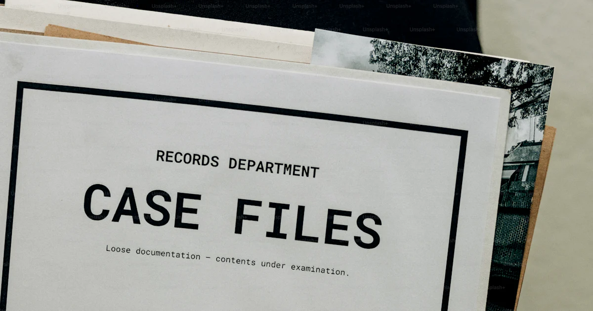 Person Case File Person holding case files and documents photo – Map Image on Unsplash
