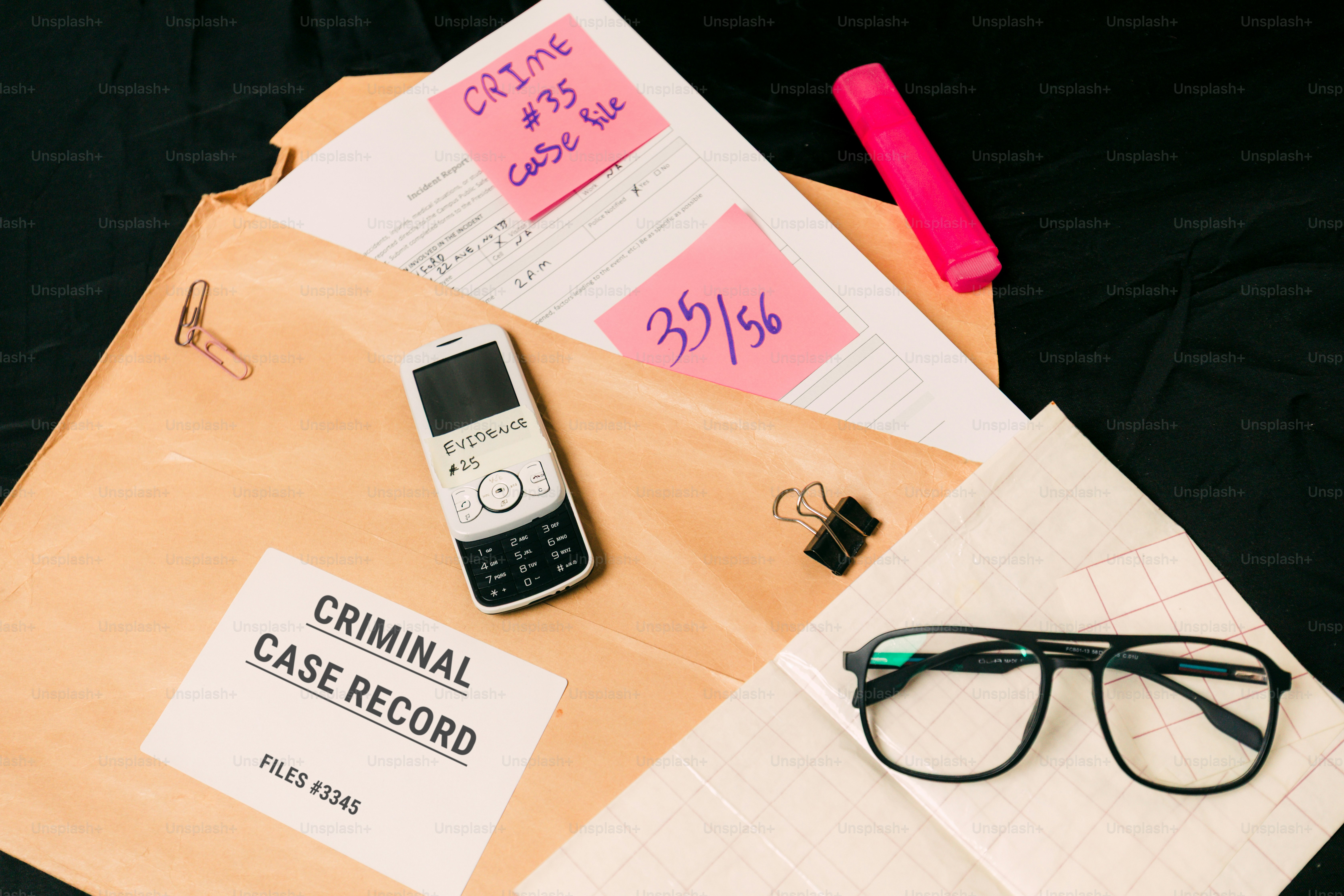 Top secret case files with a phone. photo – Security Image on Unsplash