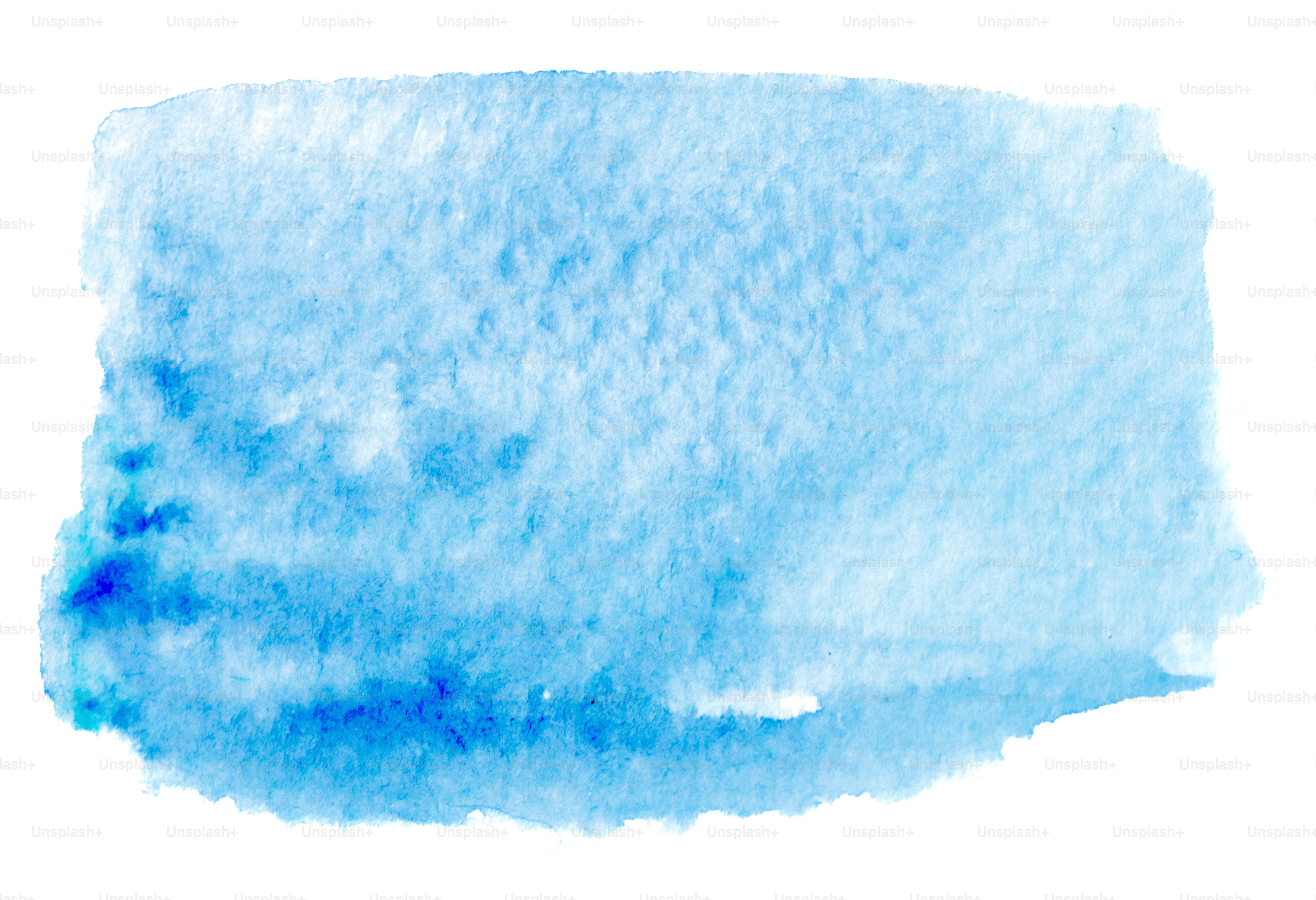 A light blue watercolor brush stroke.