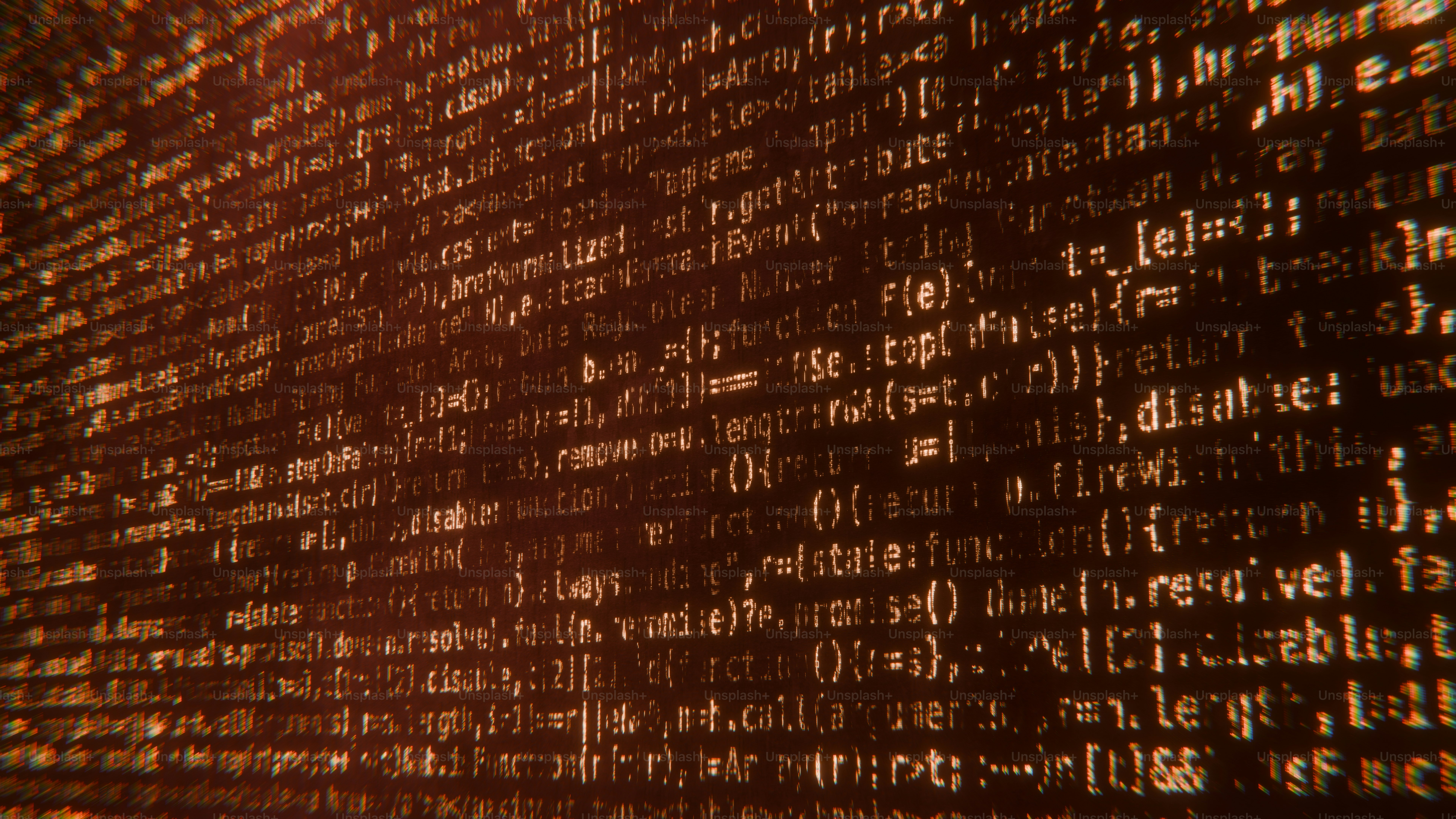 暗い背景に抽象的なデジタルコード