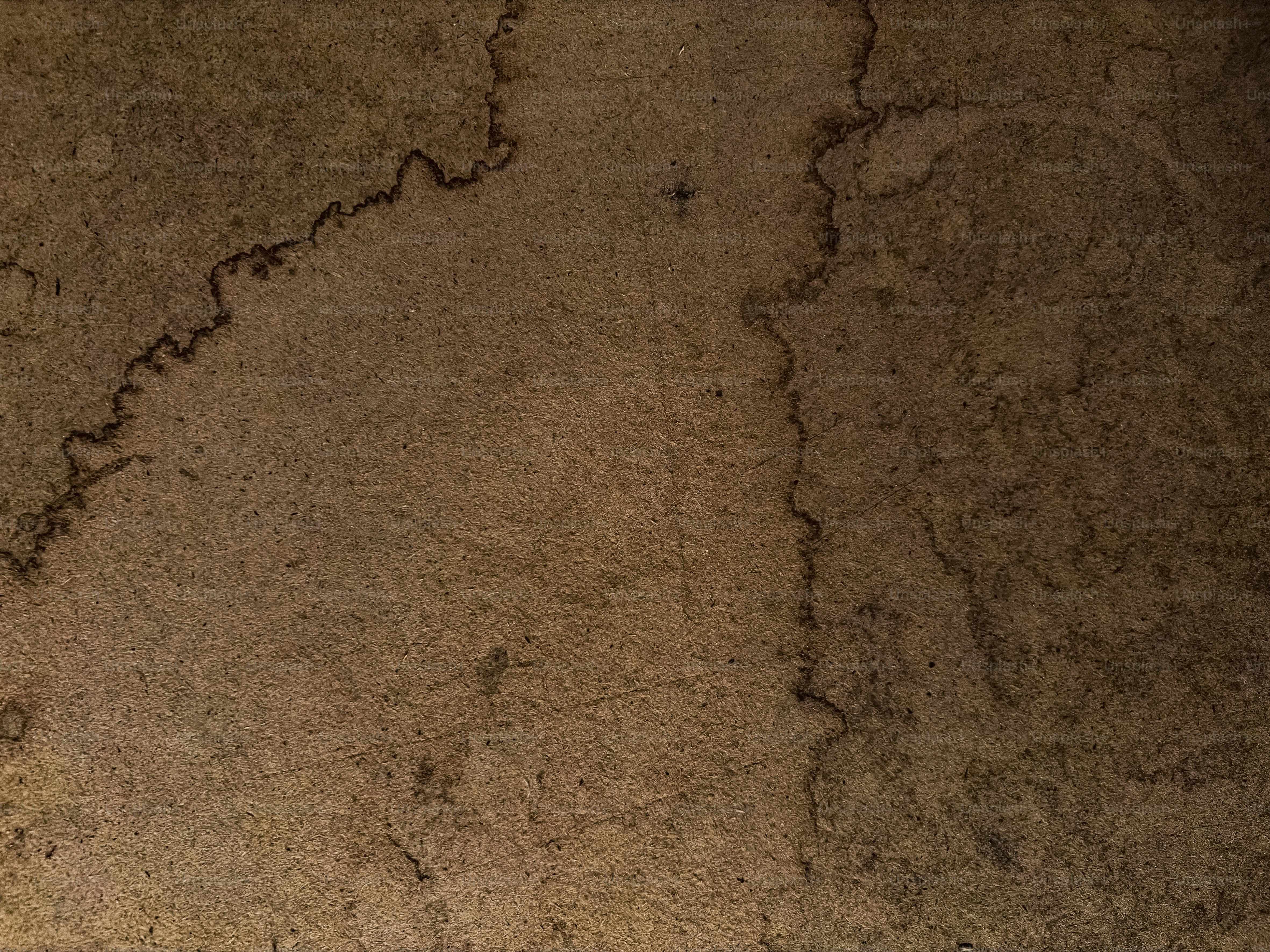 Rough textured brown surface with dark lines. photo – Texture Image on ...