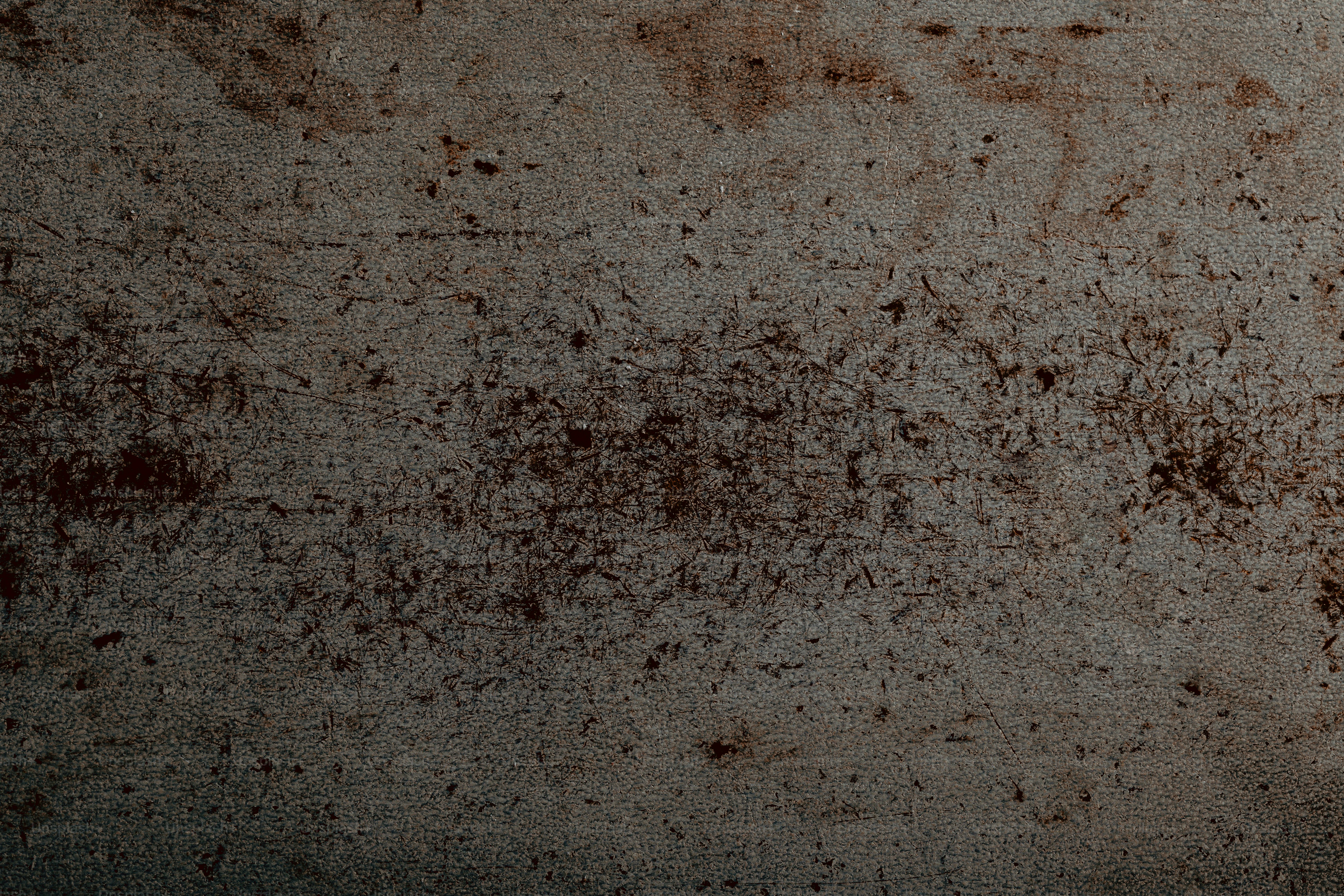 Close-up of a textured concrete surface with small dark specks.