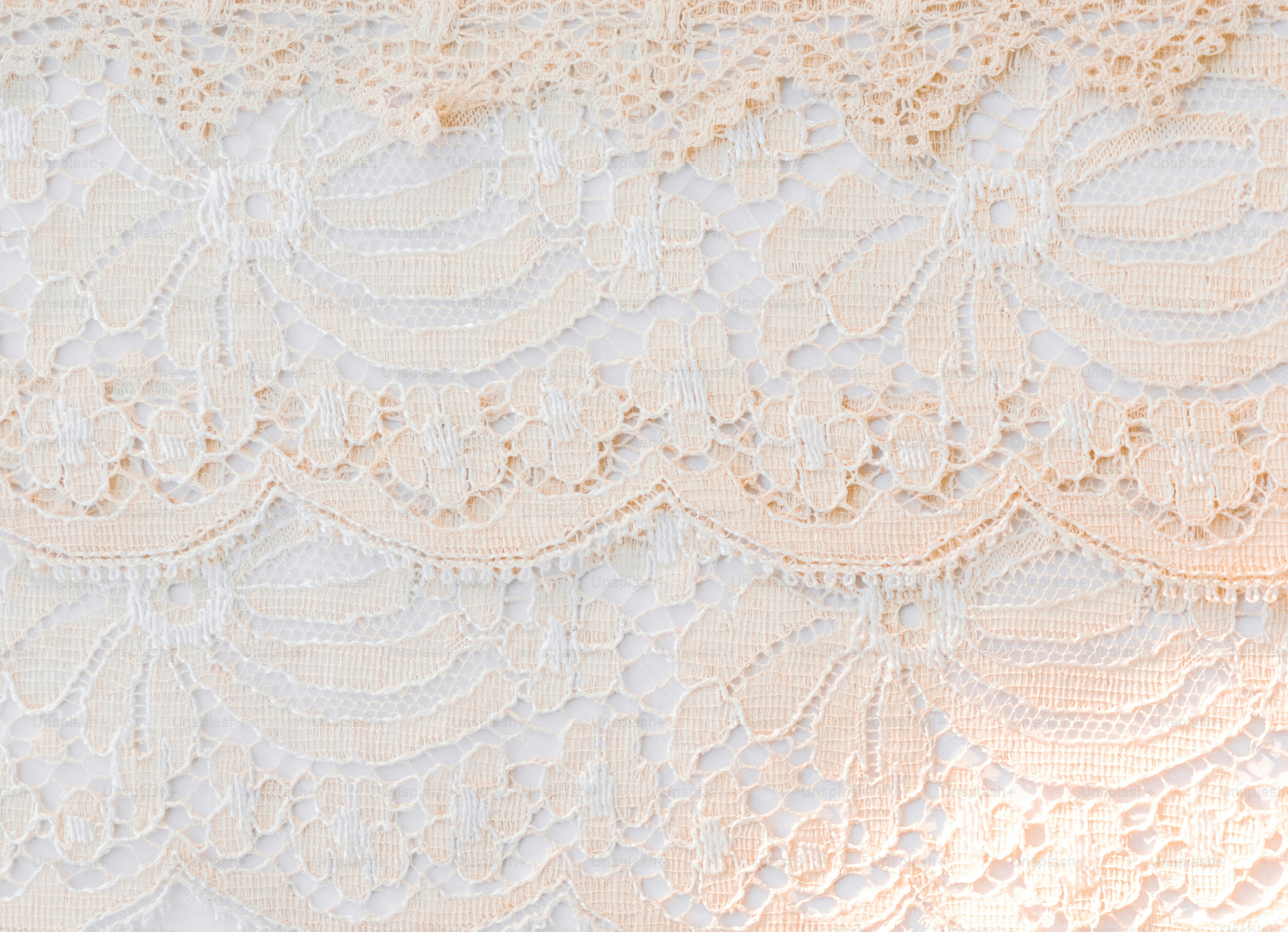 Close-up of delicate white lace fabric pattern photo – Fabric texture Image  on Unsplash