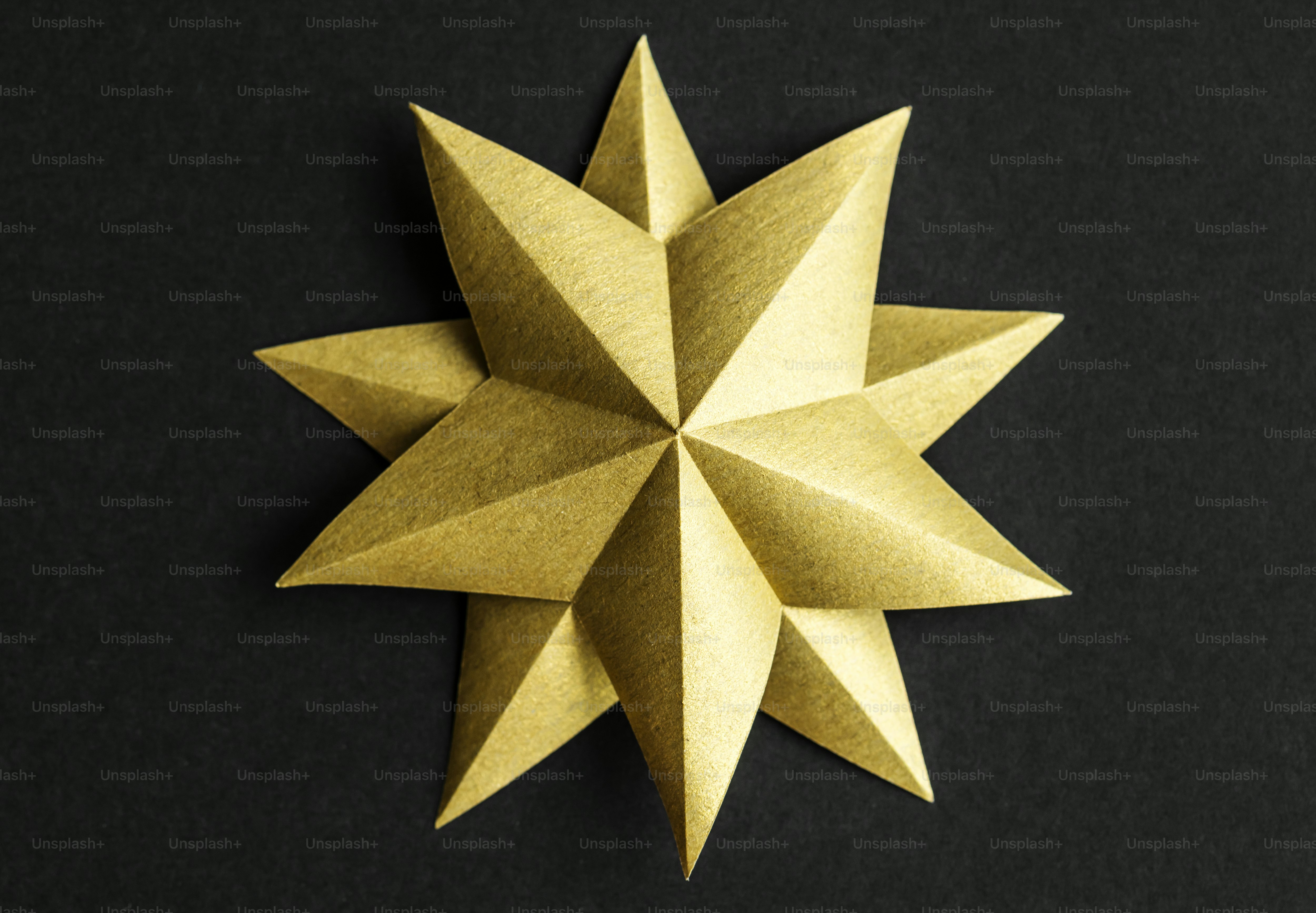 Closeup of star ornament
