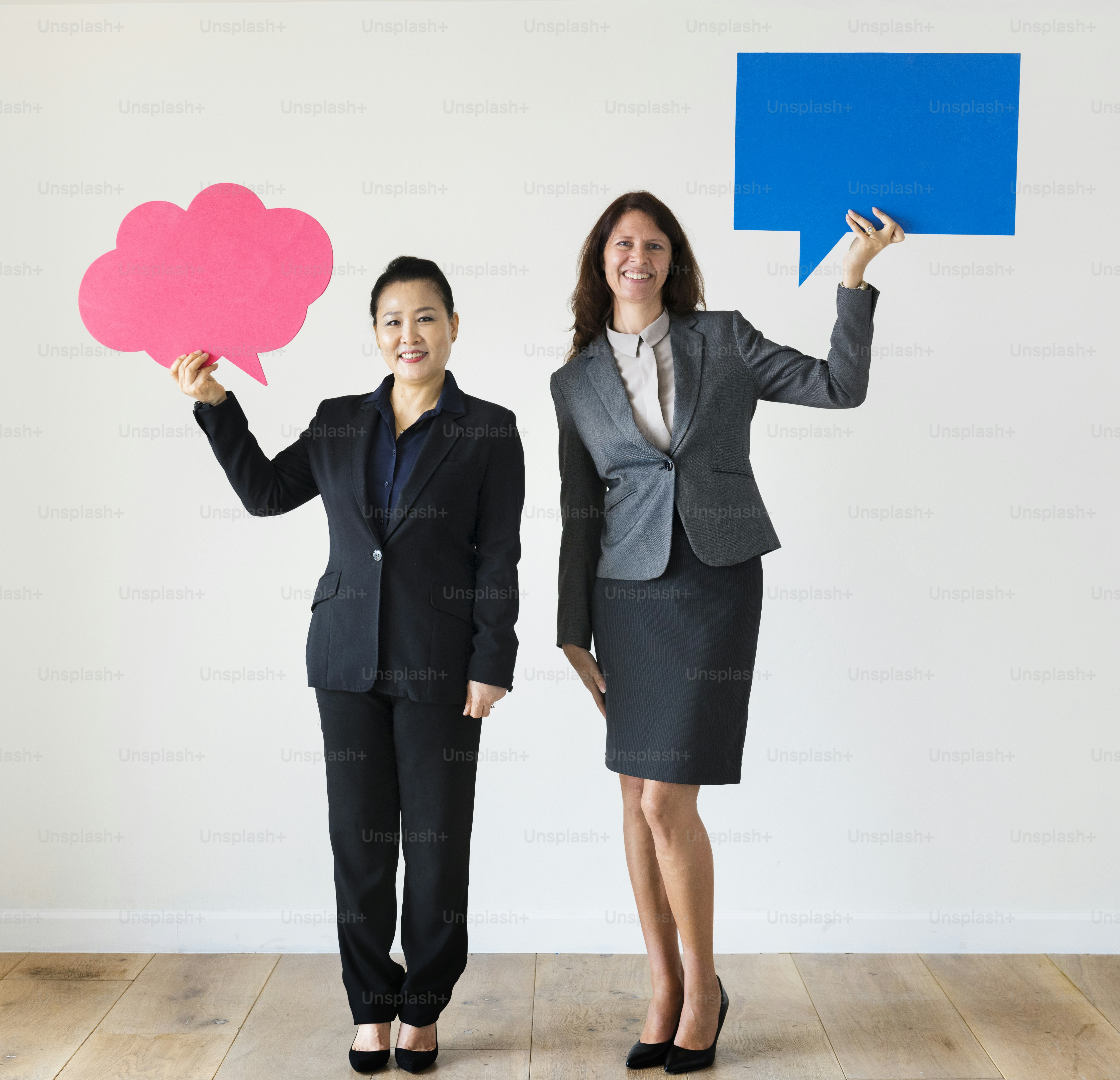 Empresárias unidas a ícones