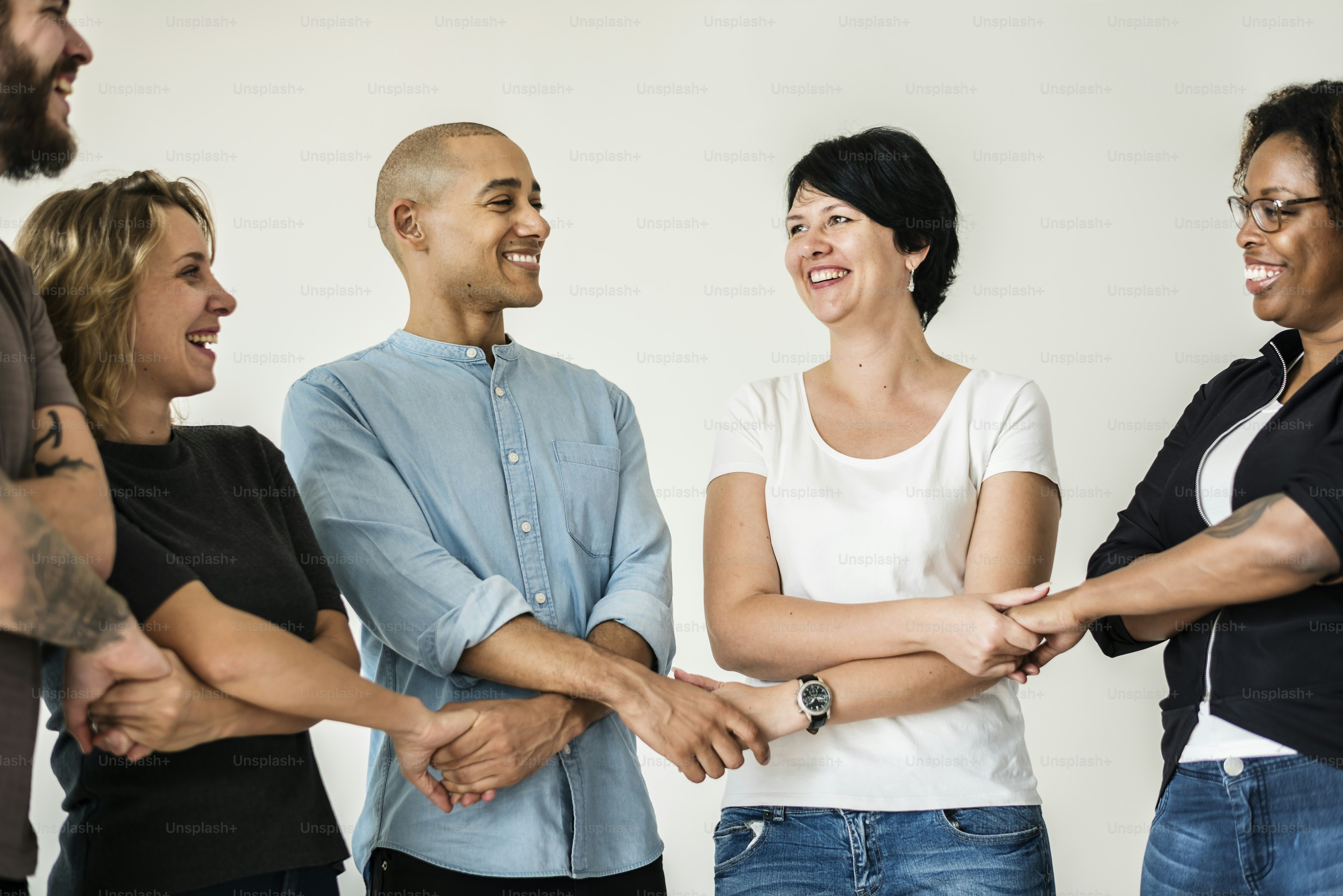 Diverse people with teamwork concept