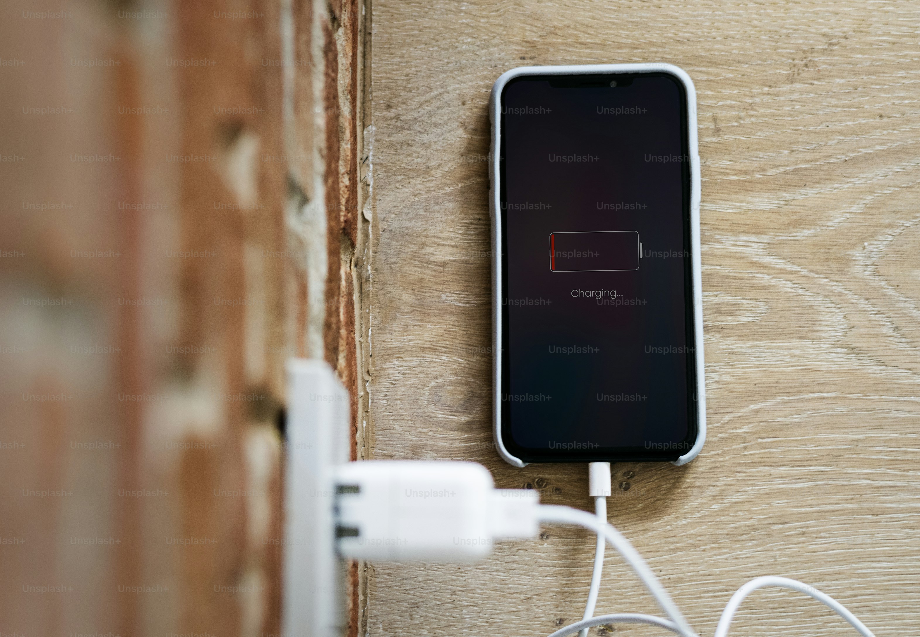Mobile phone out of battery