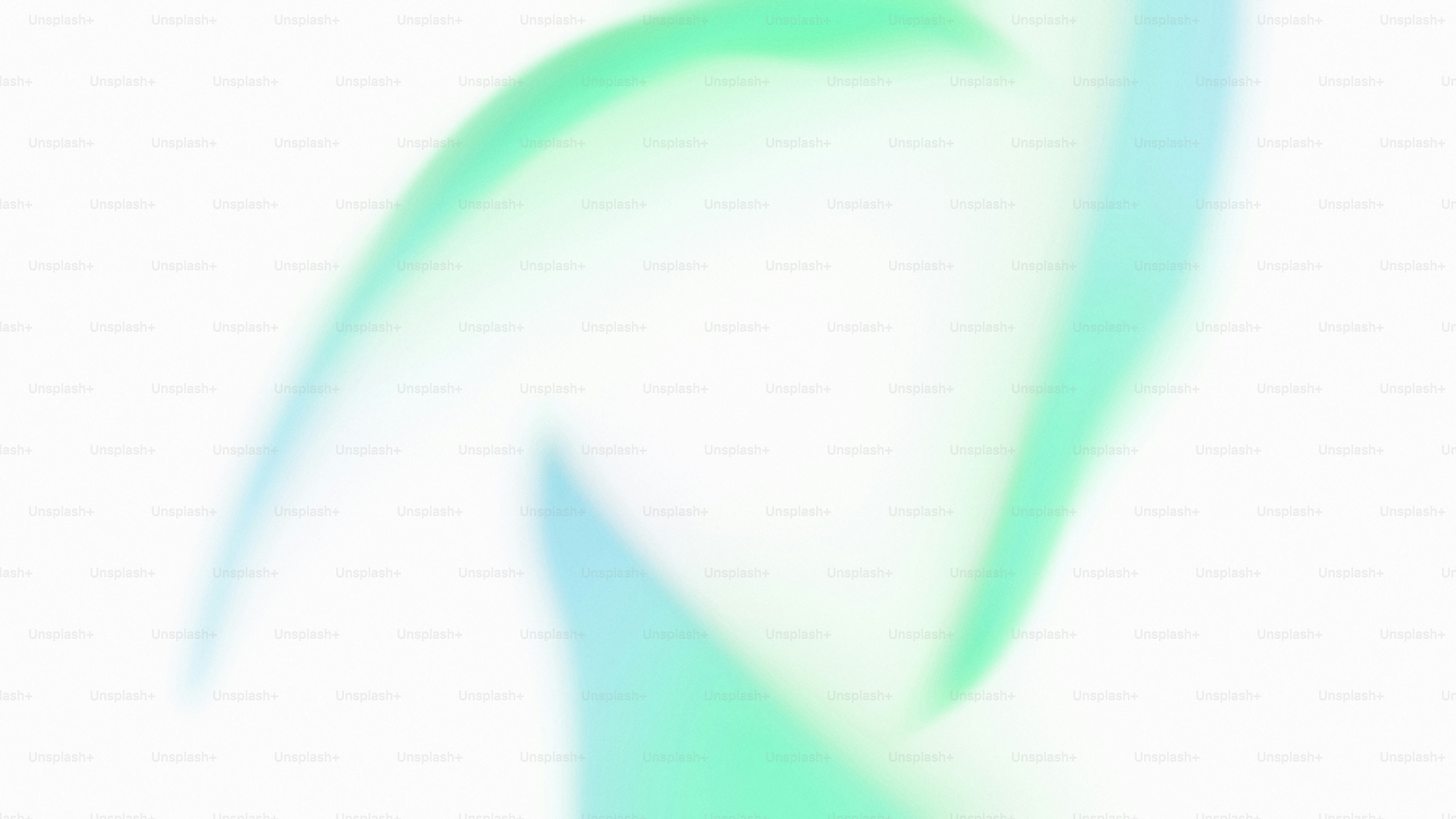 Abstract soft green and blue gradient swirls on white background