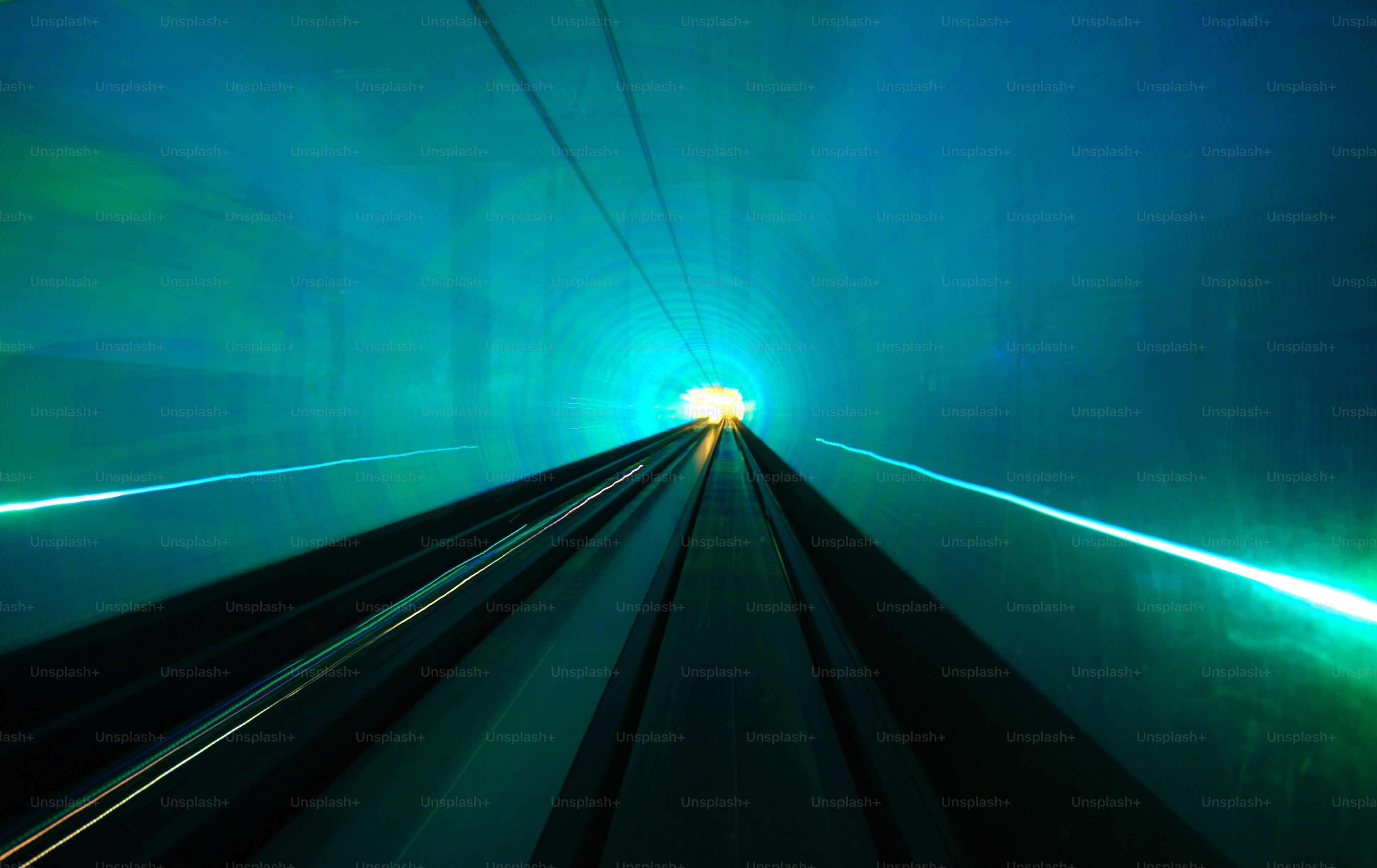 Shanghai light dispaly tunnel. Long exposure. Tripod used.