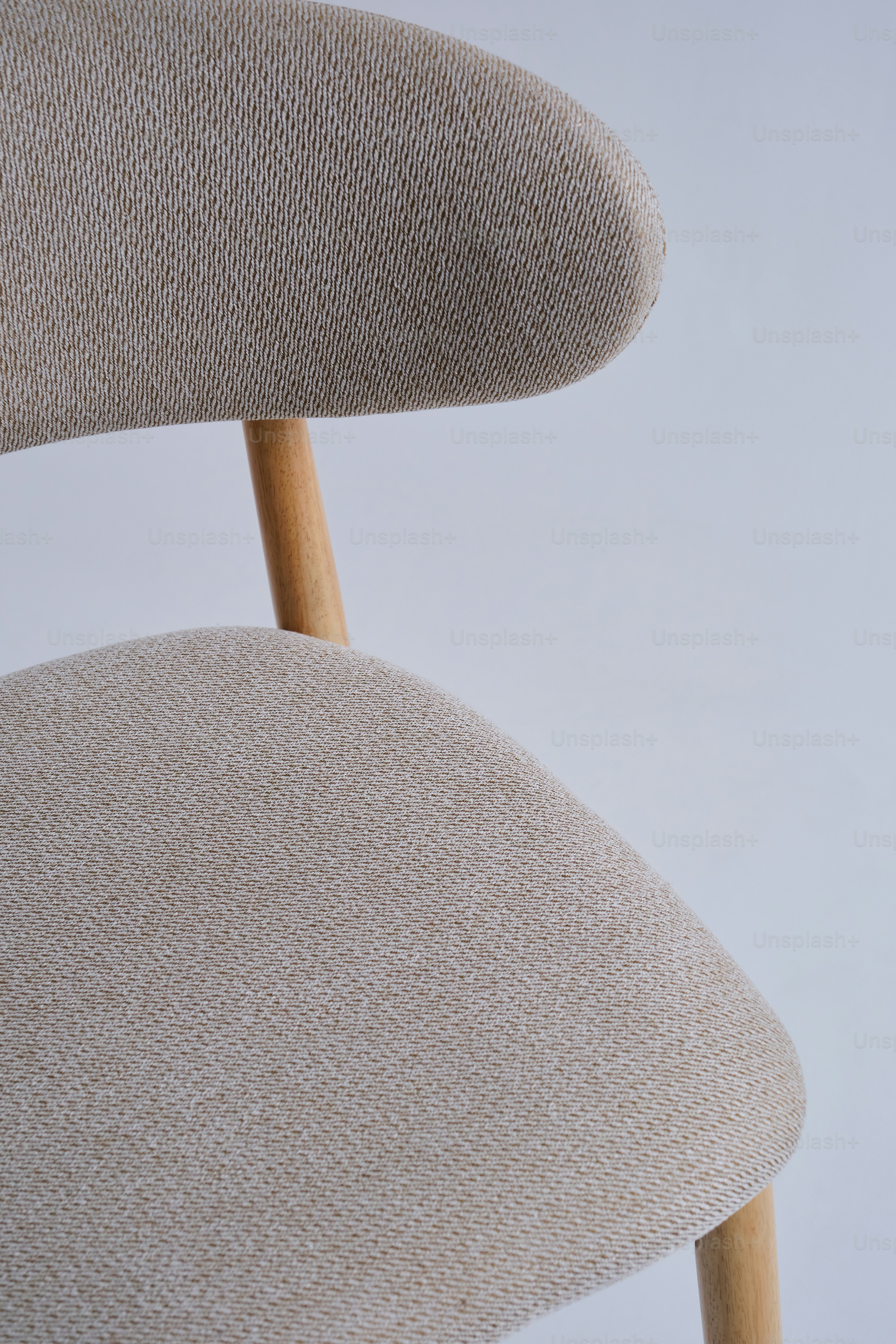 A modern wooden chair with a unique design photo – Interior design ...