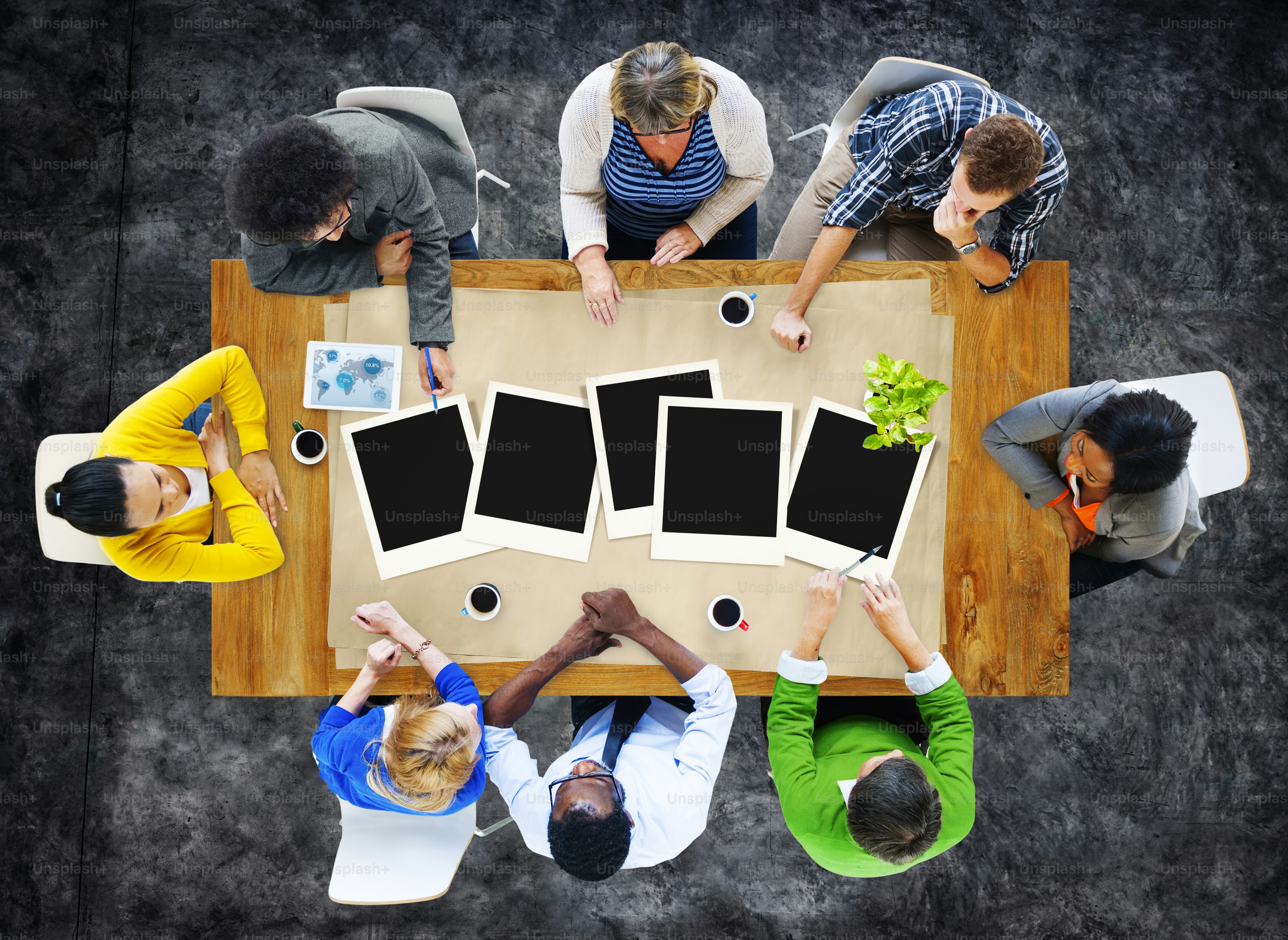 Paper Instant Camera Photography Media Concept