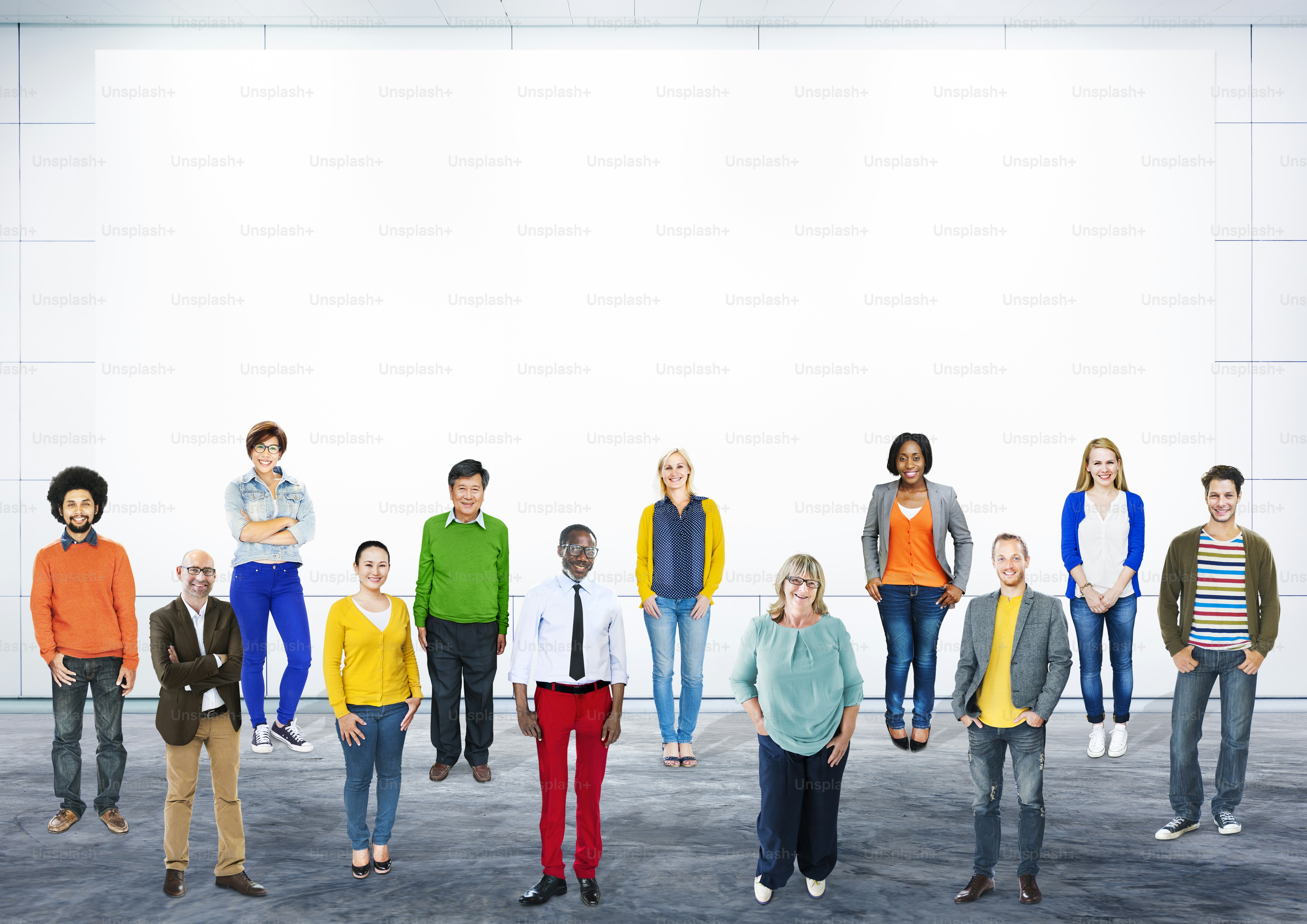 Diversity People Community Standing Concept