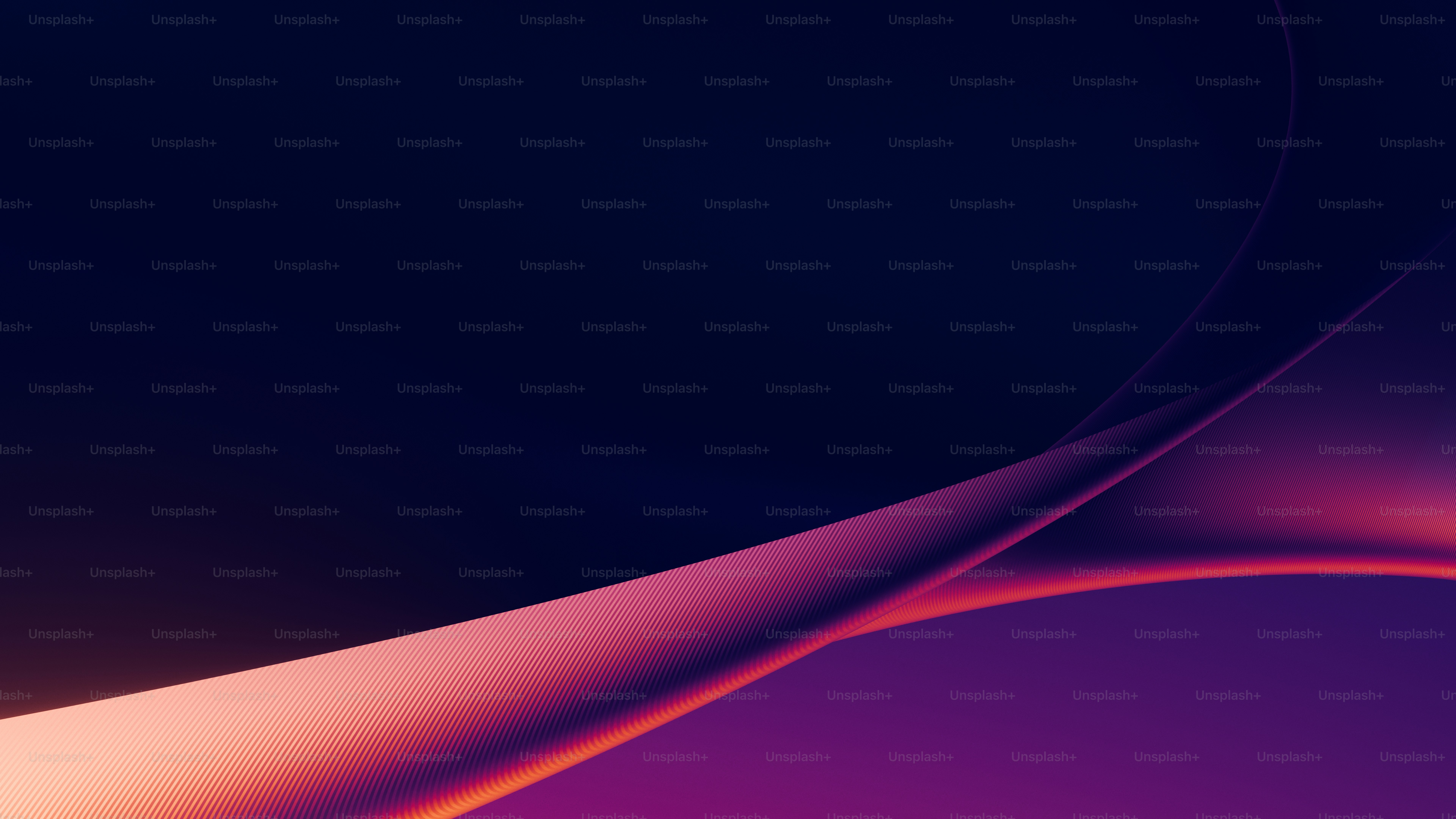 Lignes abstraites fluides avec des teintes violettes et orangées