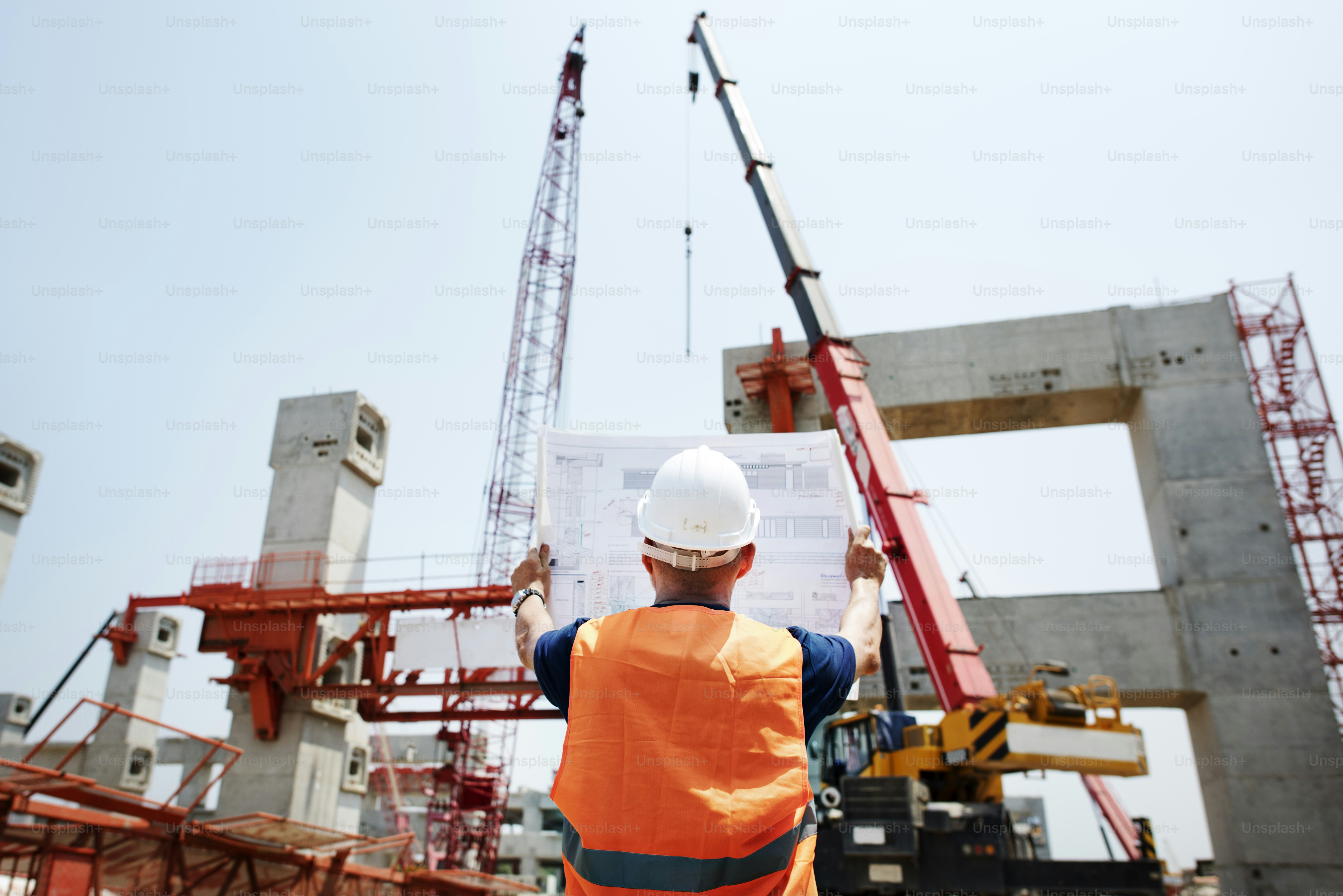 Conceito de Desenvolvedor Transportador de Planejamento de Trabalhadores da Construção