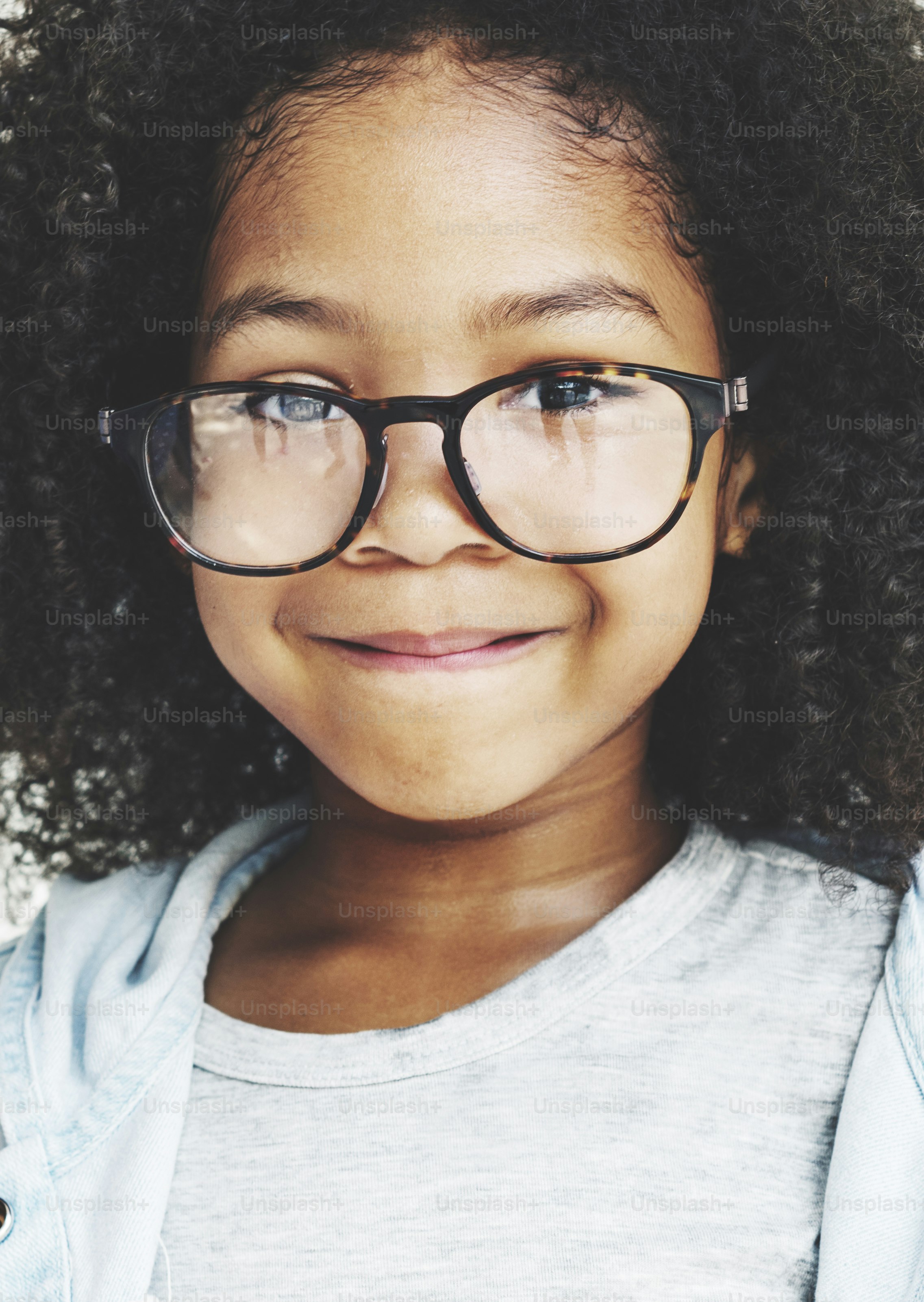 African Girl Smling Fun Happiness Retro Concept