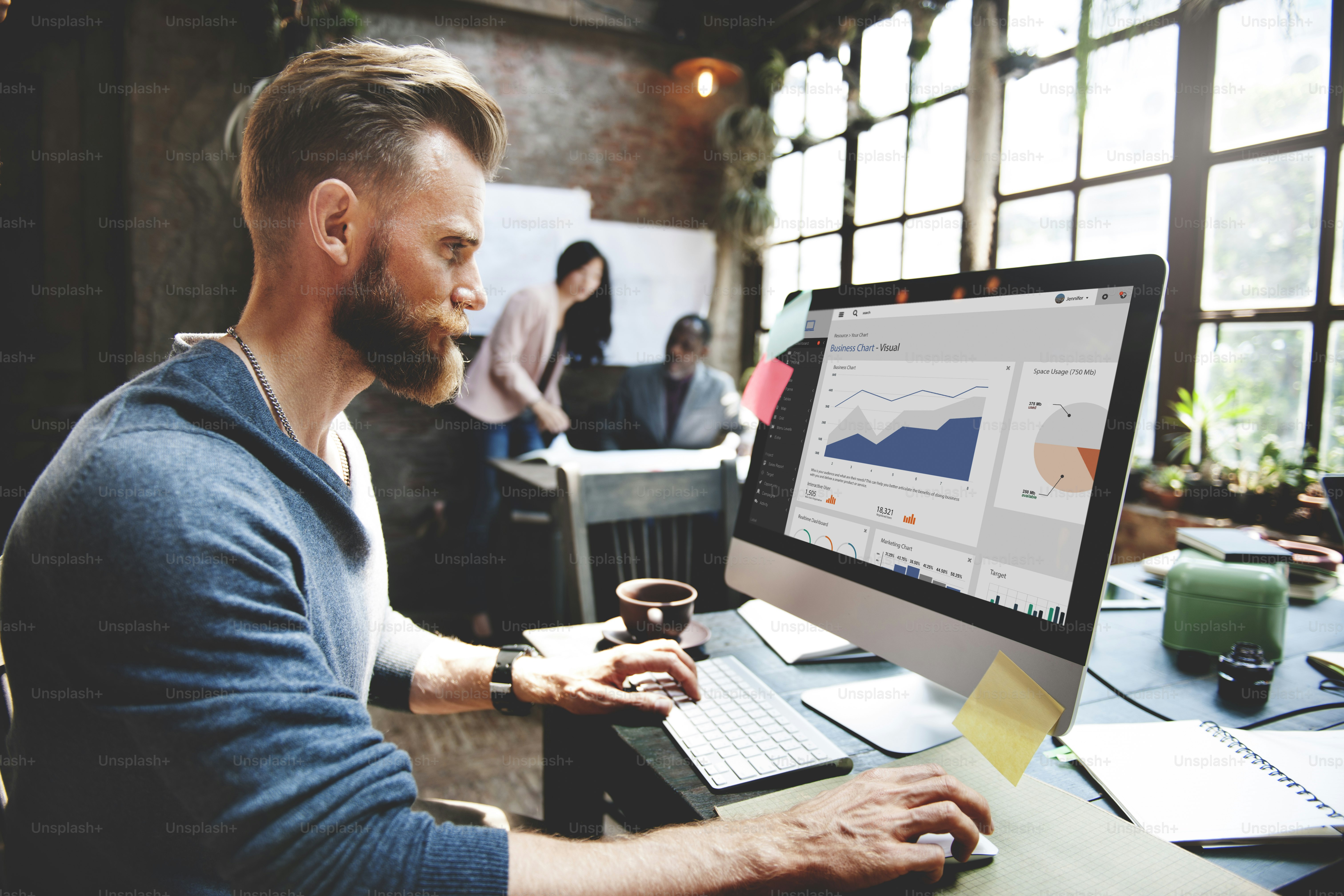 Business Team Corporate Marketing Working Concept photo – Office Image ...