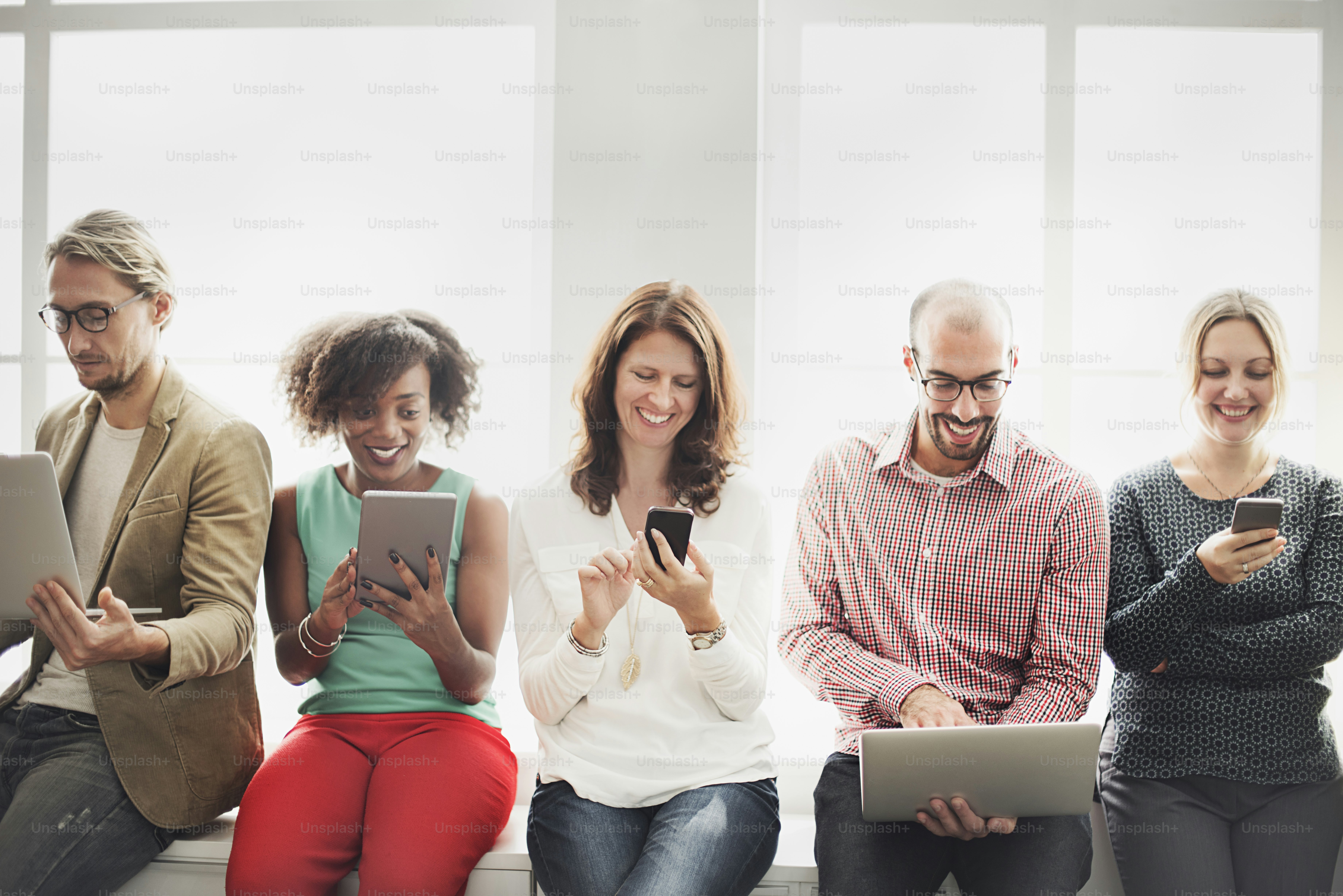 Connection Digital Device Nteworking Technology Concept