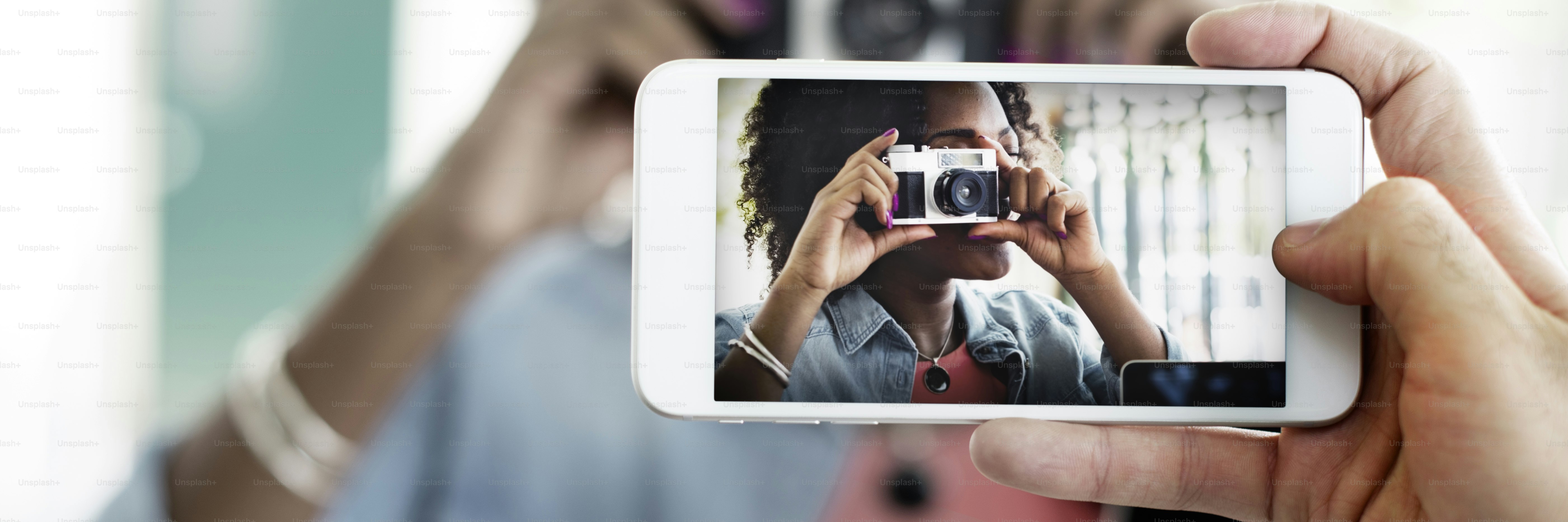 Photograph Camera Telephone Capture Technology Concept