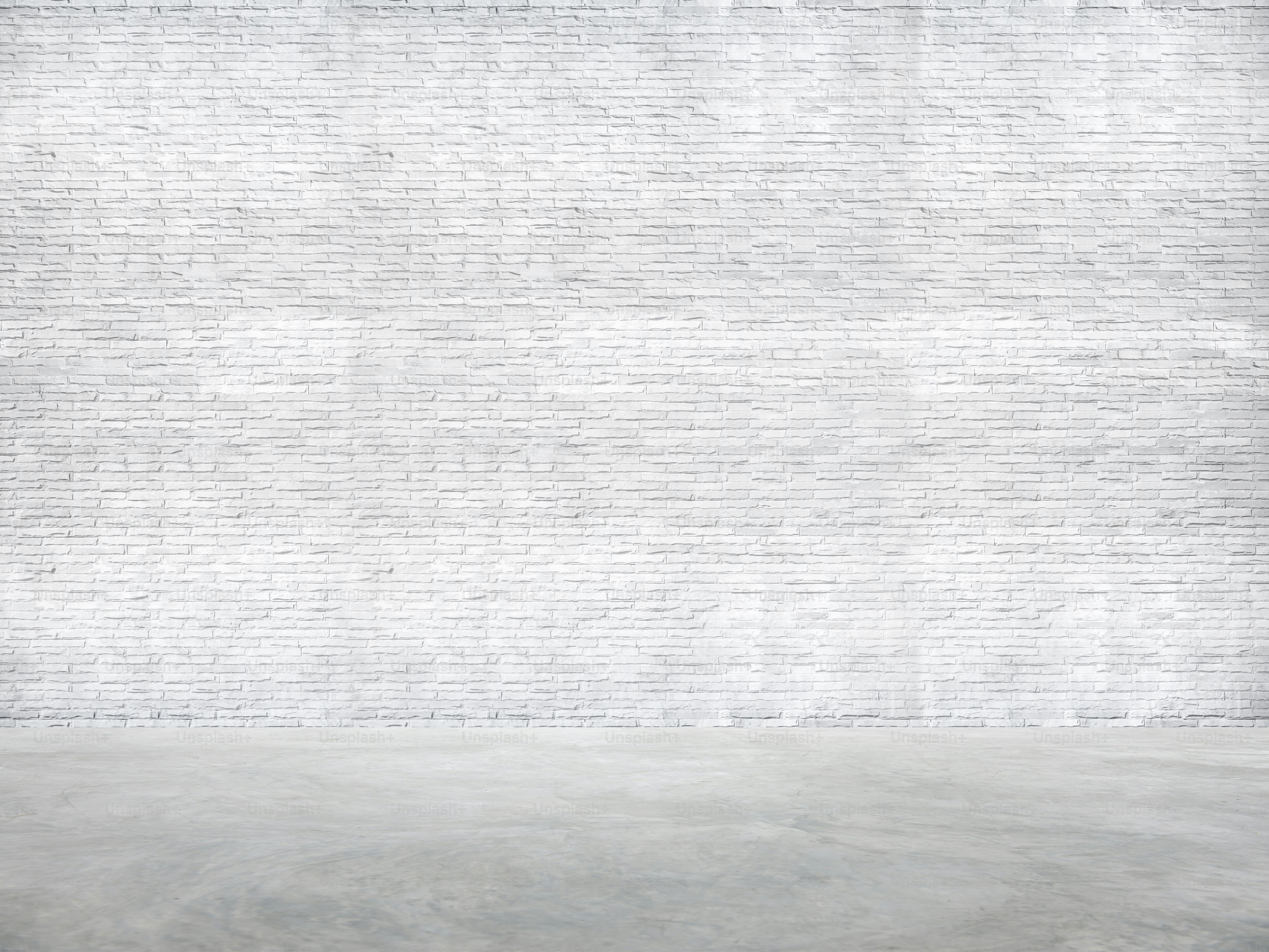White Brick Wall and Cement Floor photo – Texture Image on Unsplash