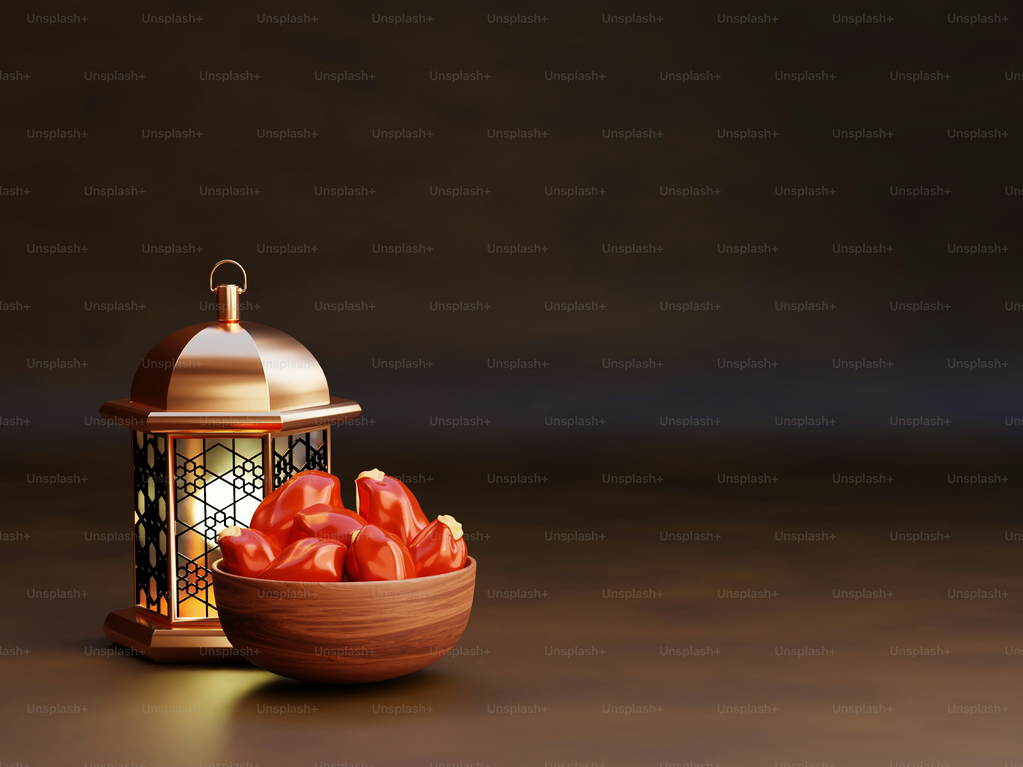 대추 한 그릇과 빛나는 등불 옆에 놓여 있다