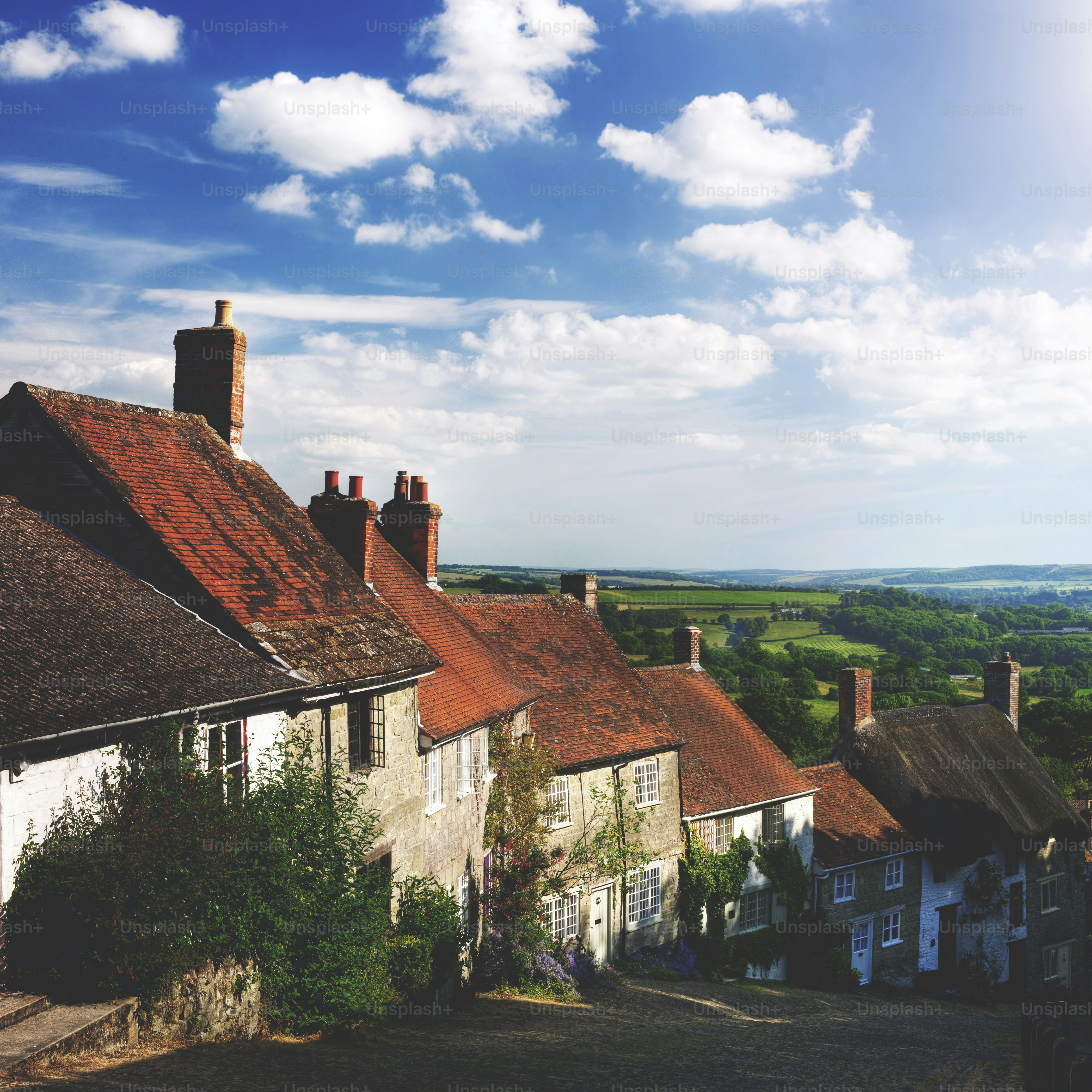Home Rural Scene House British Culture Destination Travel Concept