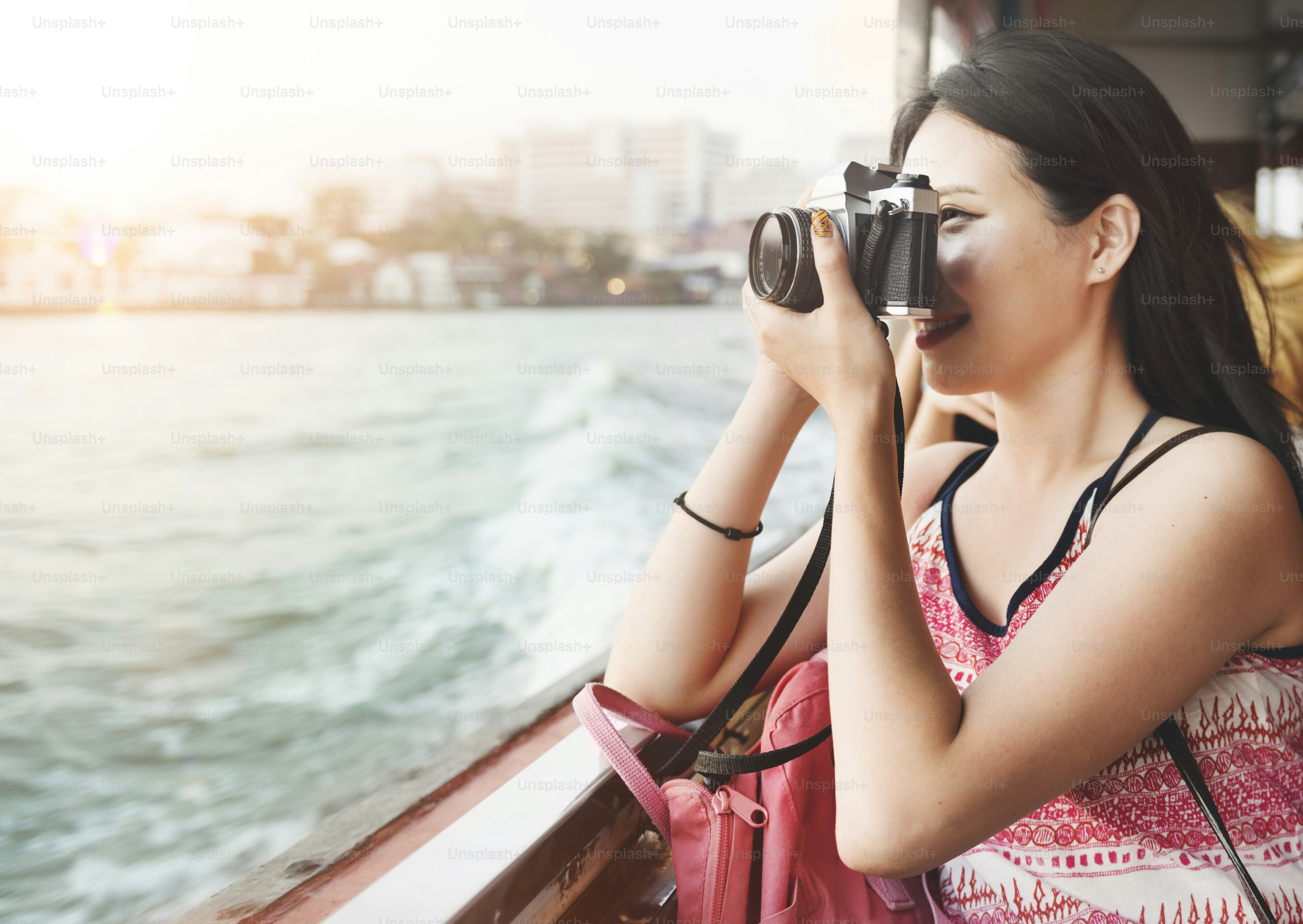 Konsep Fotografi Liburan Liburan Petualangan Gadis Gadis