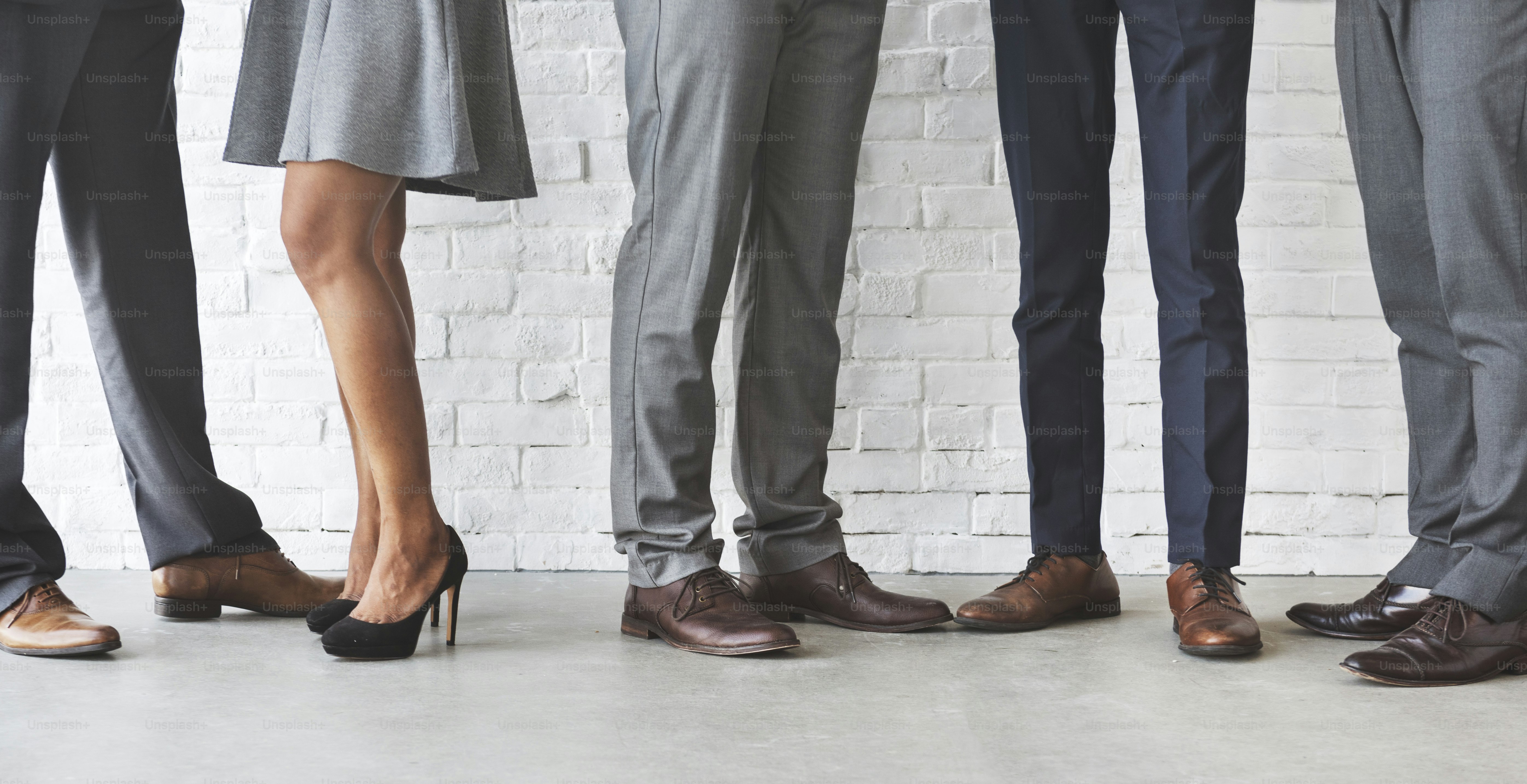 Business Workers Standing Discussion Concept