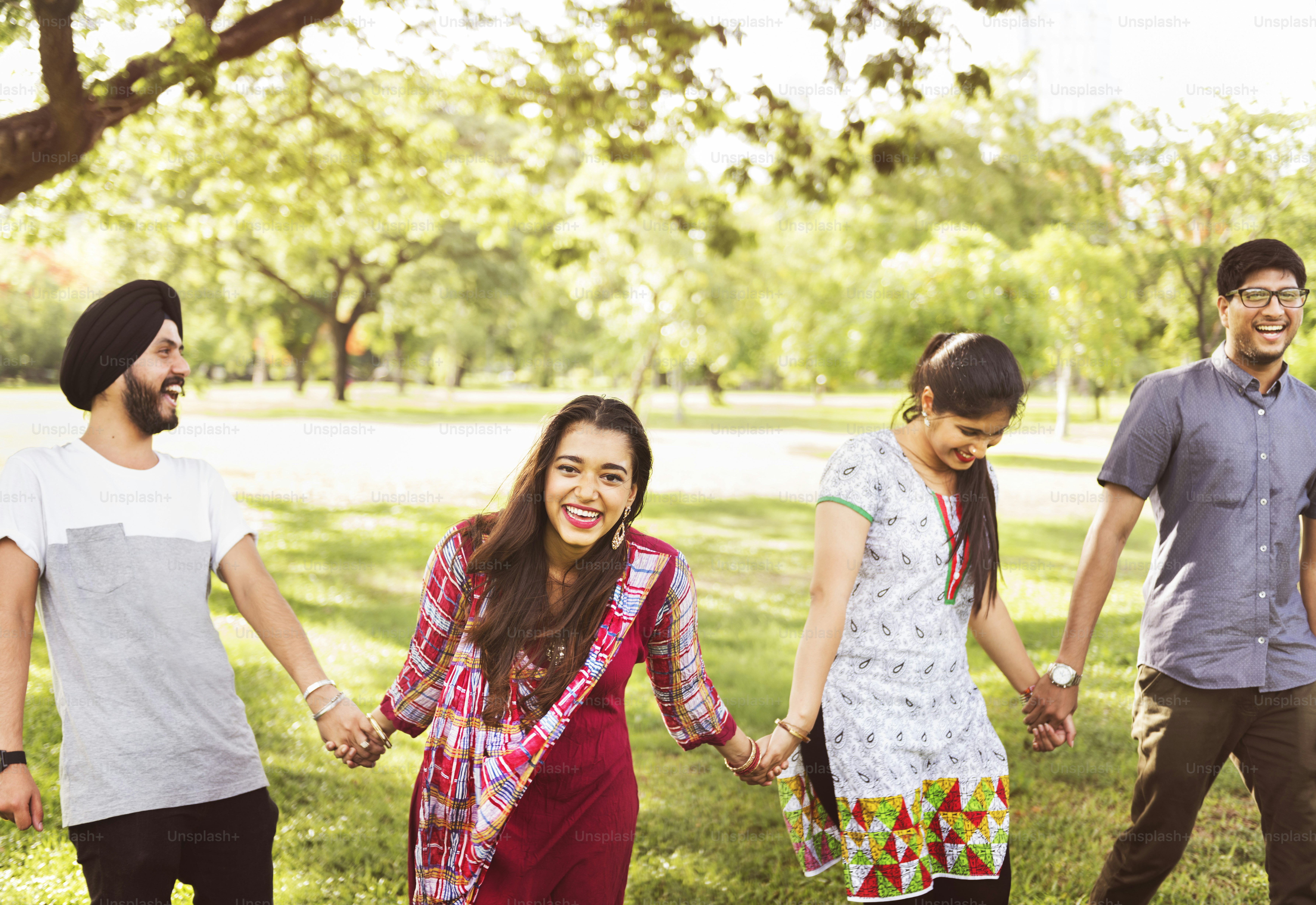 Indian Ethnicity Friendship Togetherness Concept photo – Summer Image ...