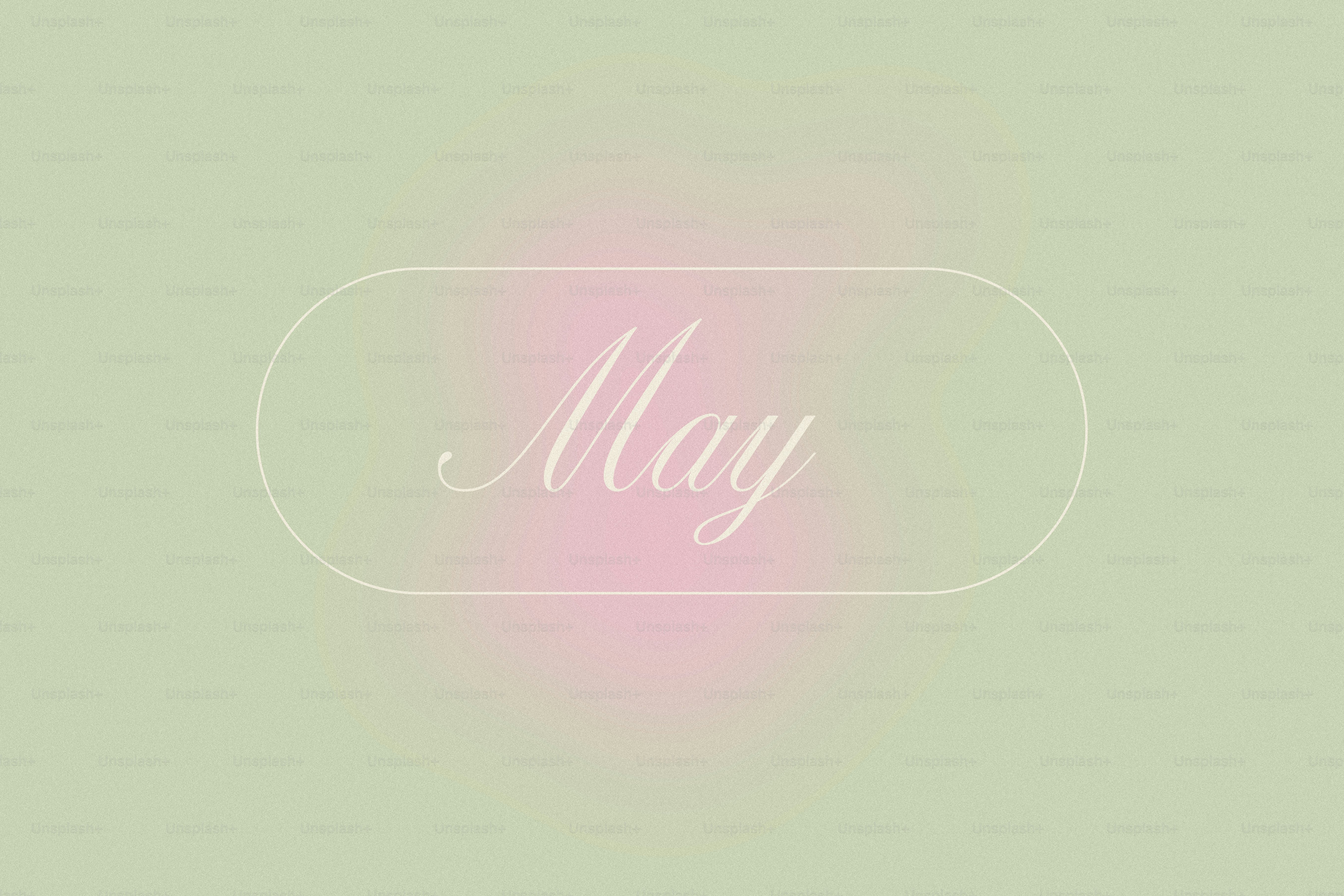 The word may written on a pastel background.