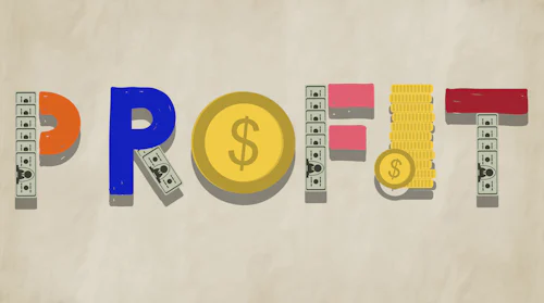 blogging profit concept