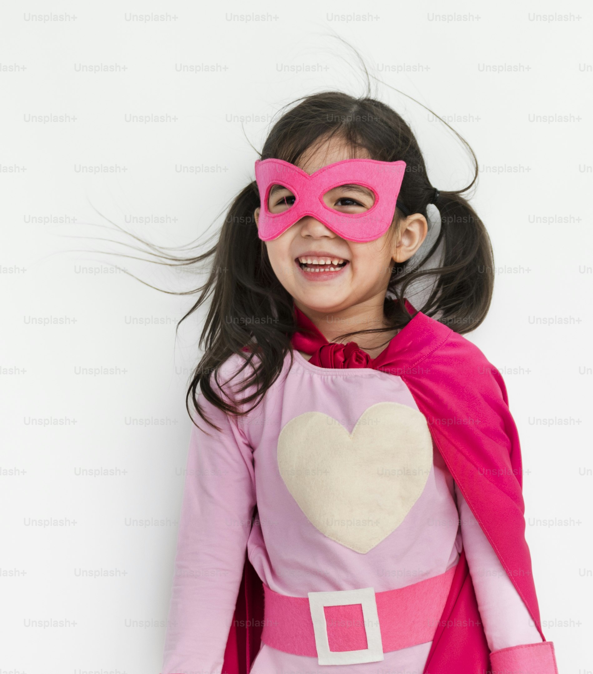 Cheerful Cute Kid Having Fun Concept