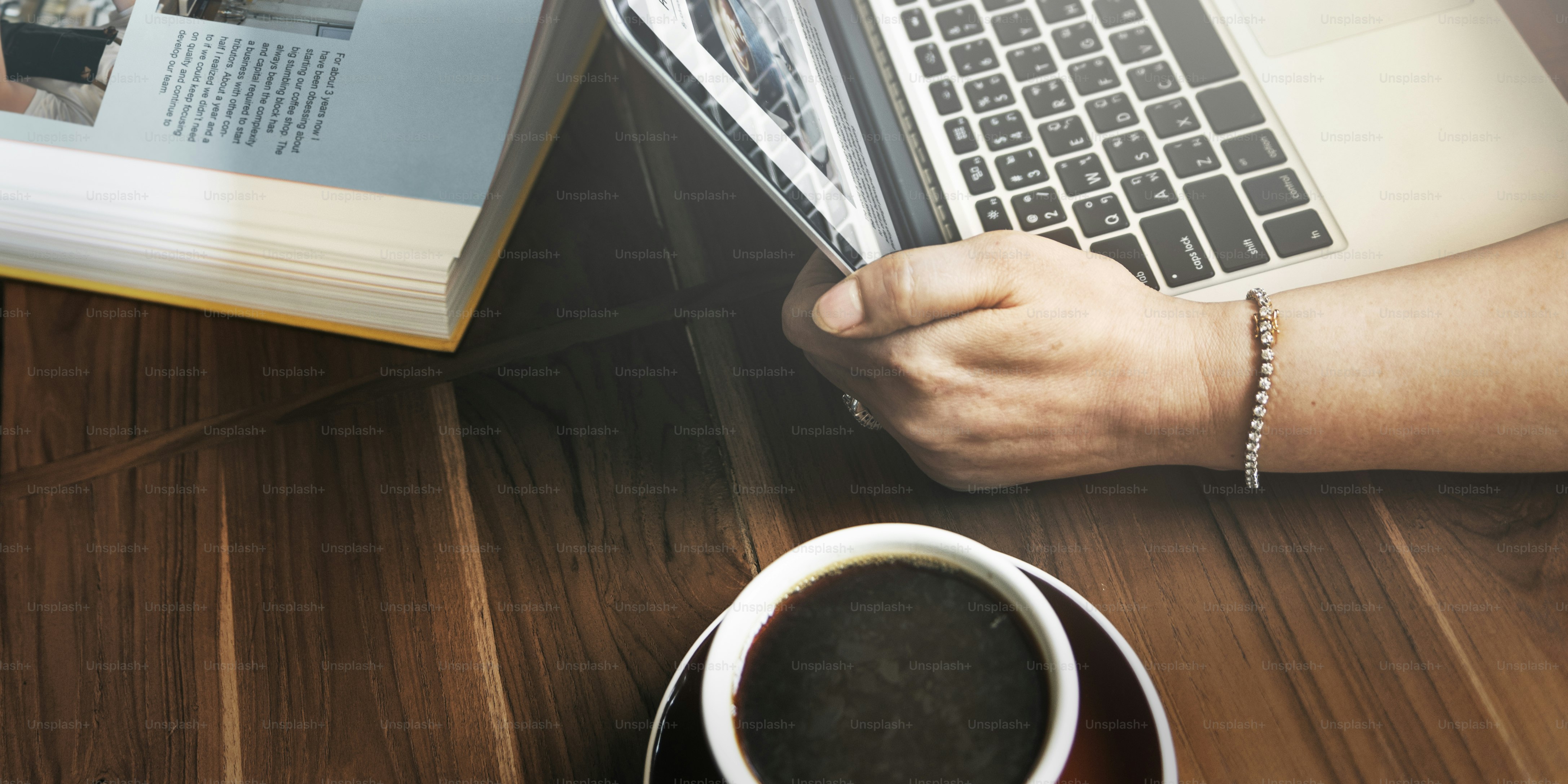 Coffee Connection Internet Information Beverage Concept