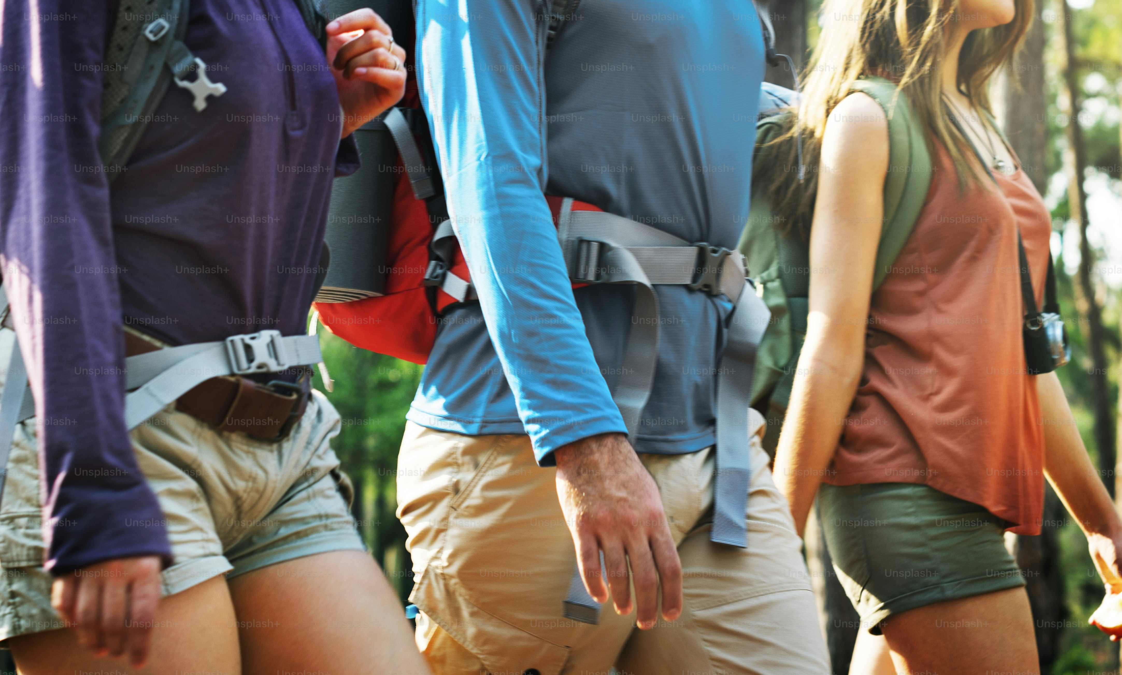 Backpacker Camping Hiking Journey Travel Trek Concept