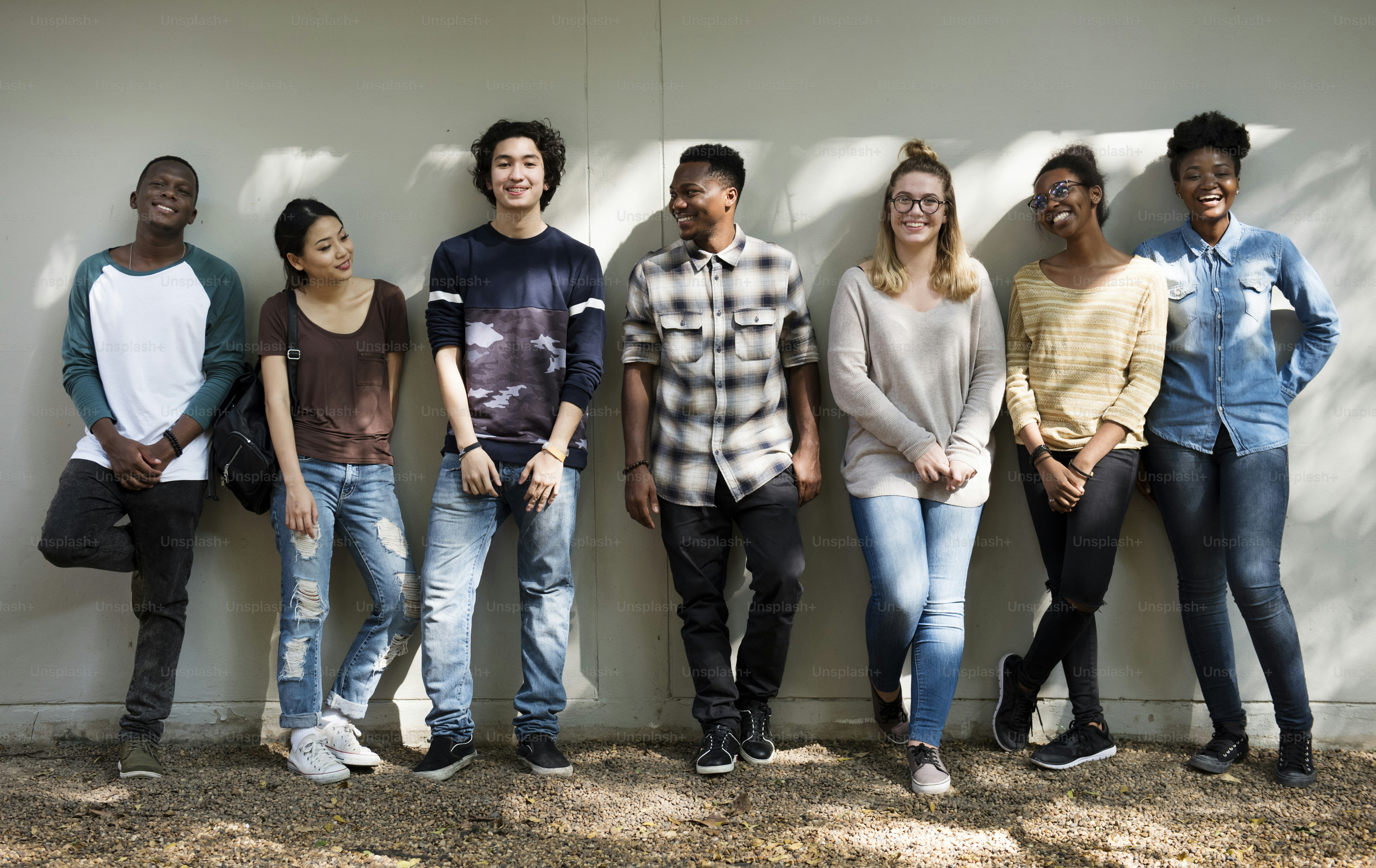 Friends People Group Teamwork Diversity