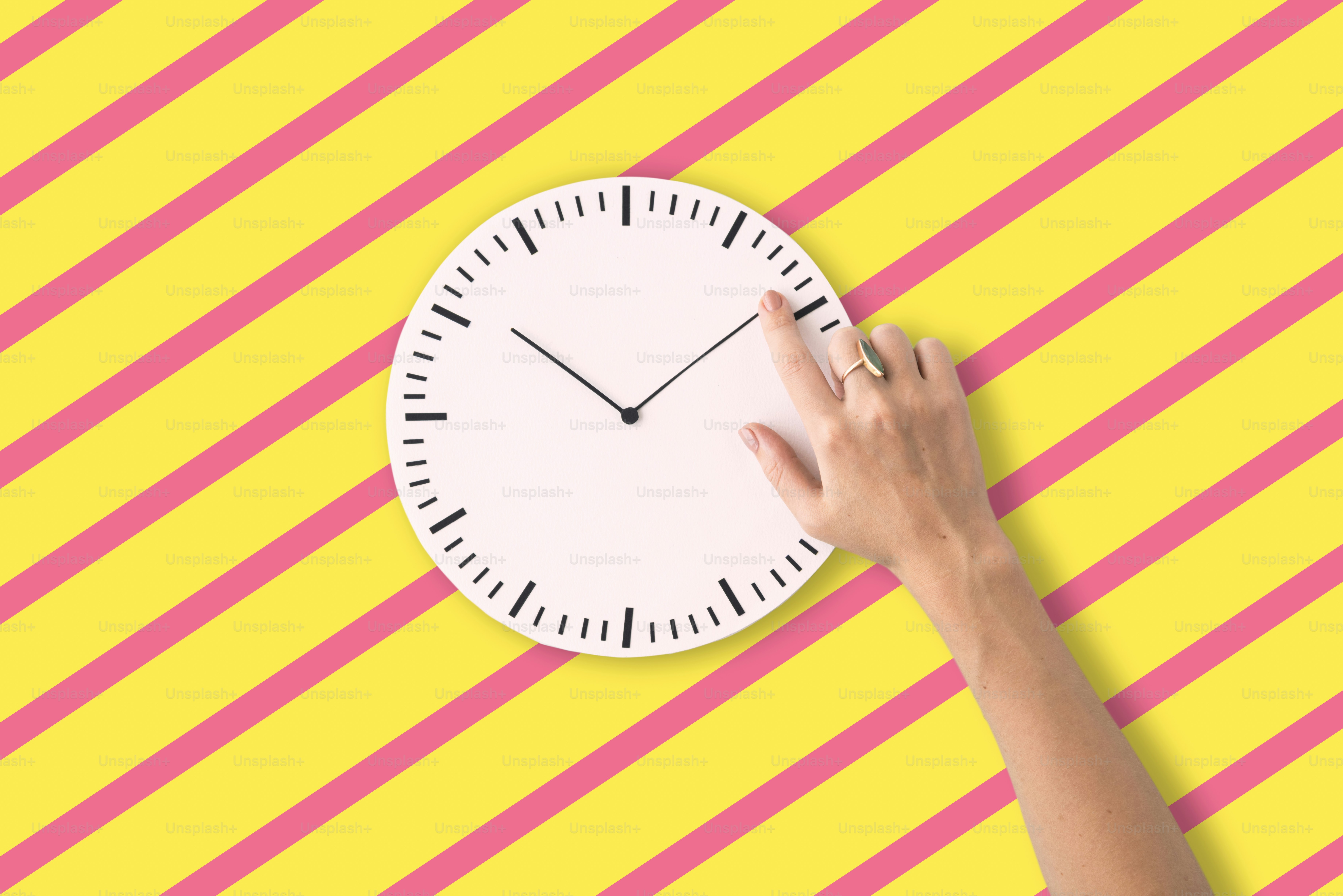 Hora do Relógio Segundo Minuto Hora Conceito de Círculo Pontual