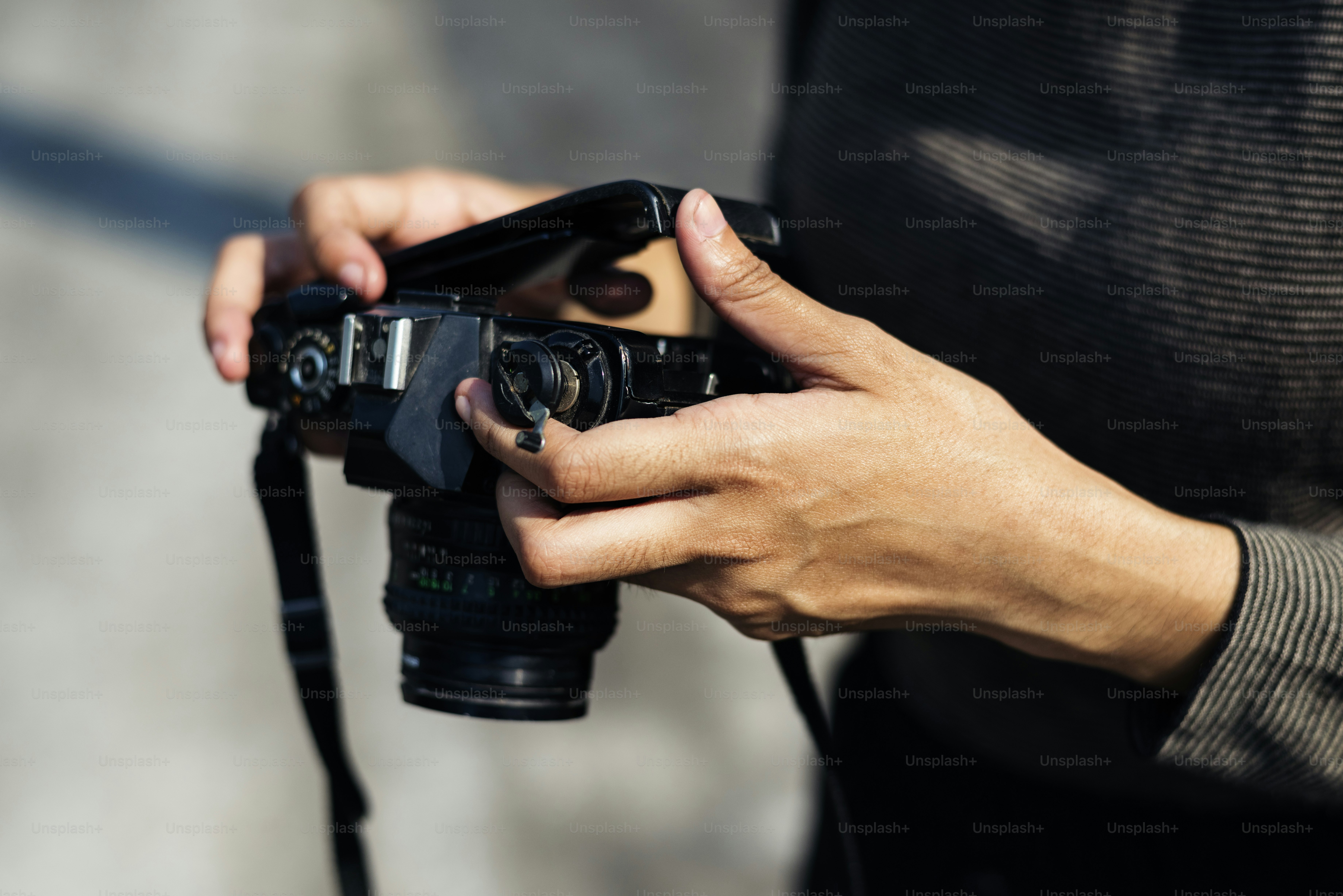 Photographer capturing a wedding moment