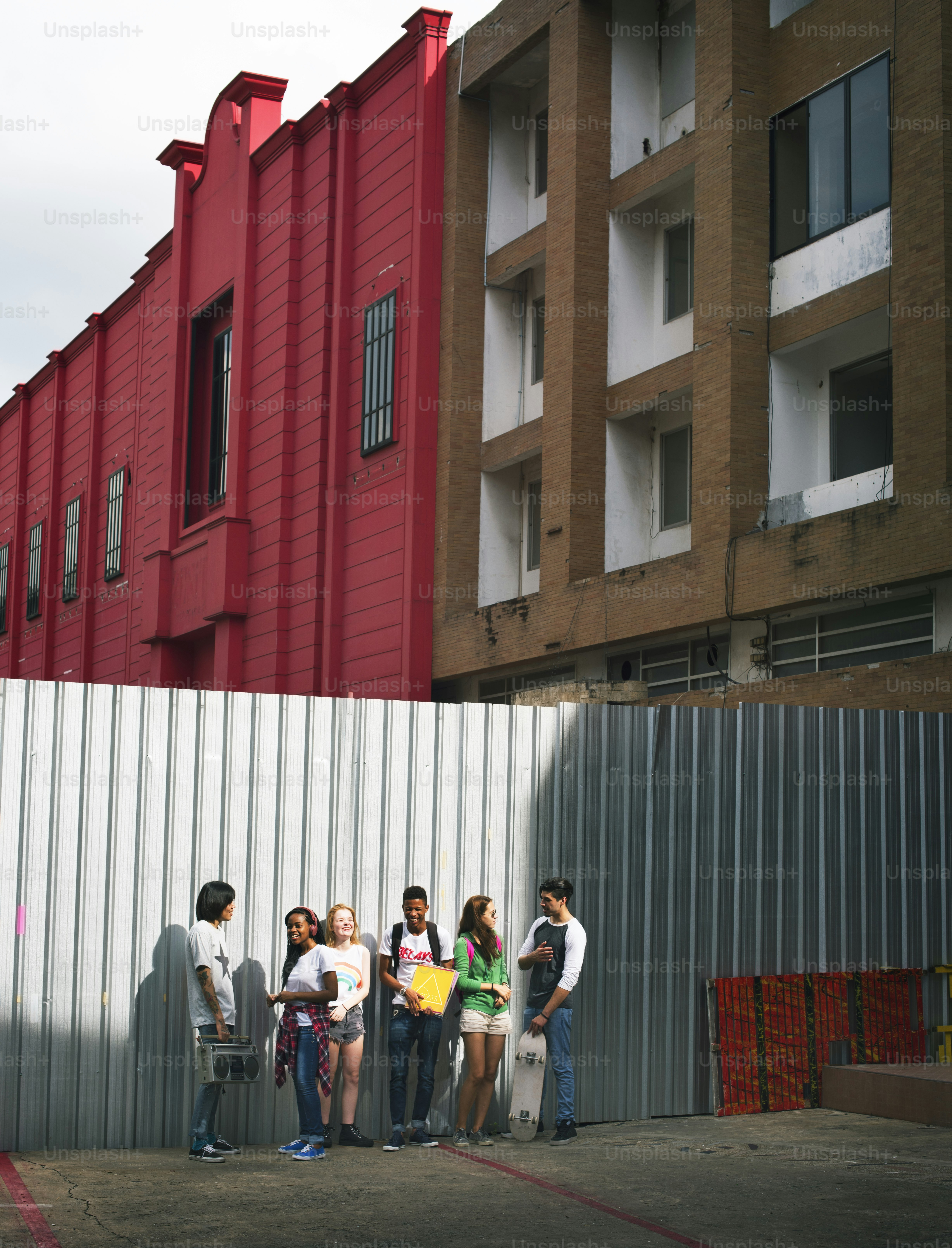 Teenagers Lifestyle Casual Culture Youth Style Concept