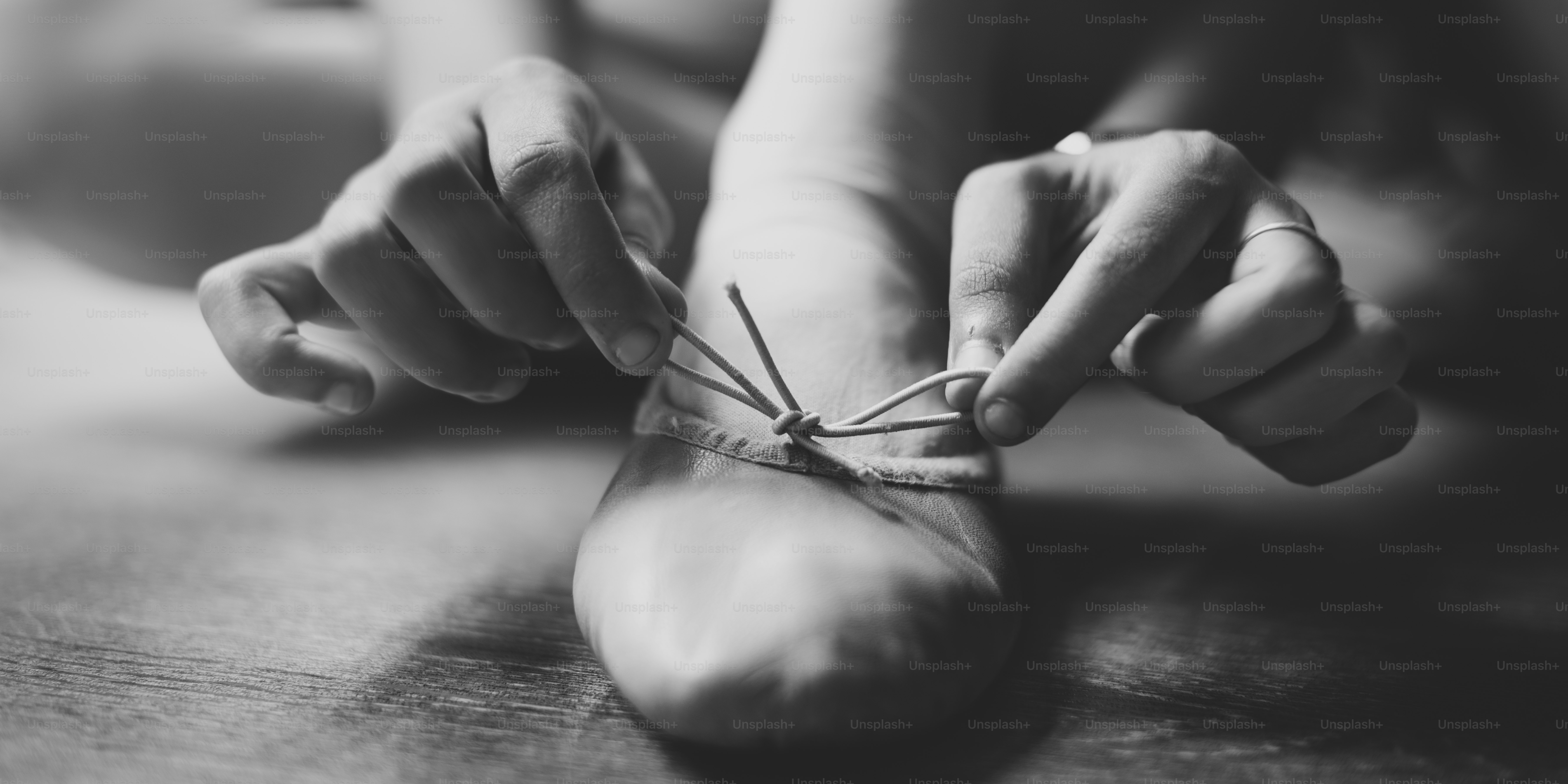 Woman Ballet Shoes Innocent Concept