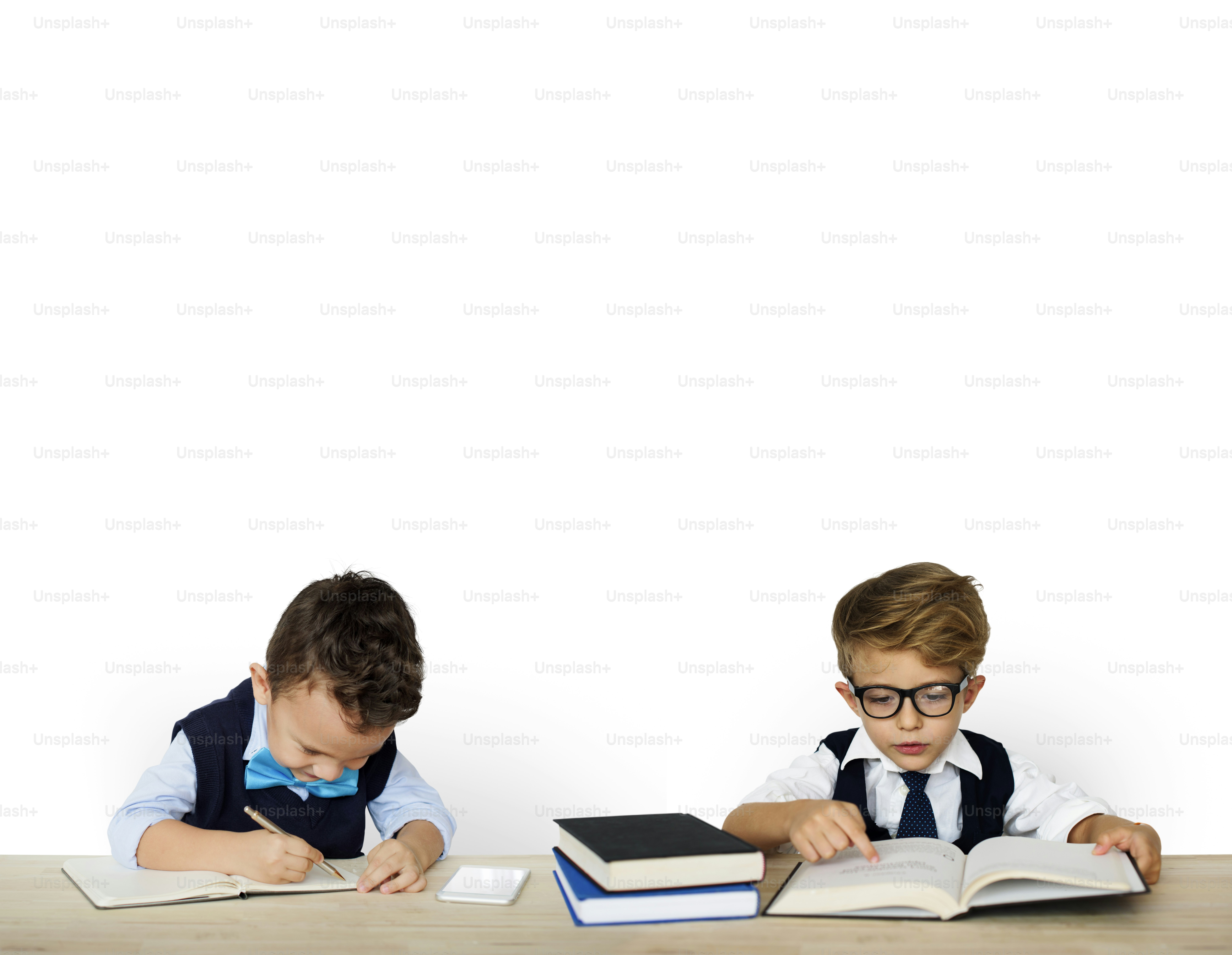 Bambino Child Studio Shooting Learning Bookworm