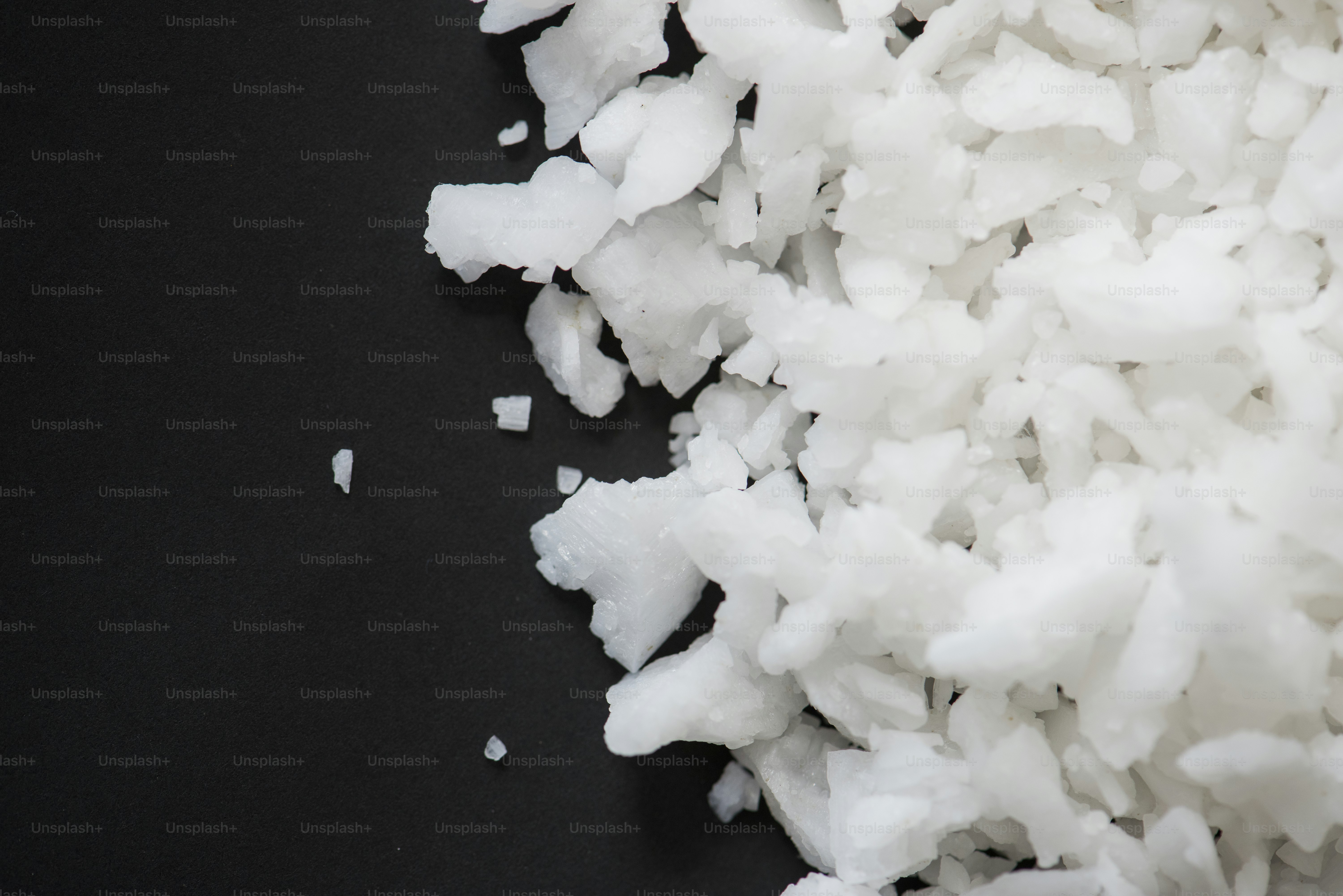 Closeup of salt texture