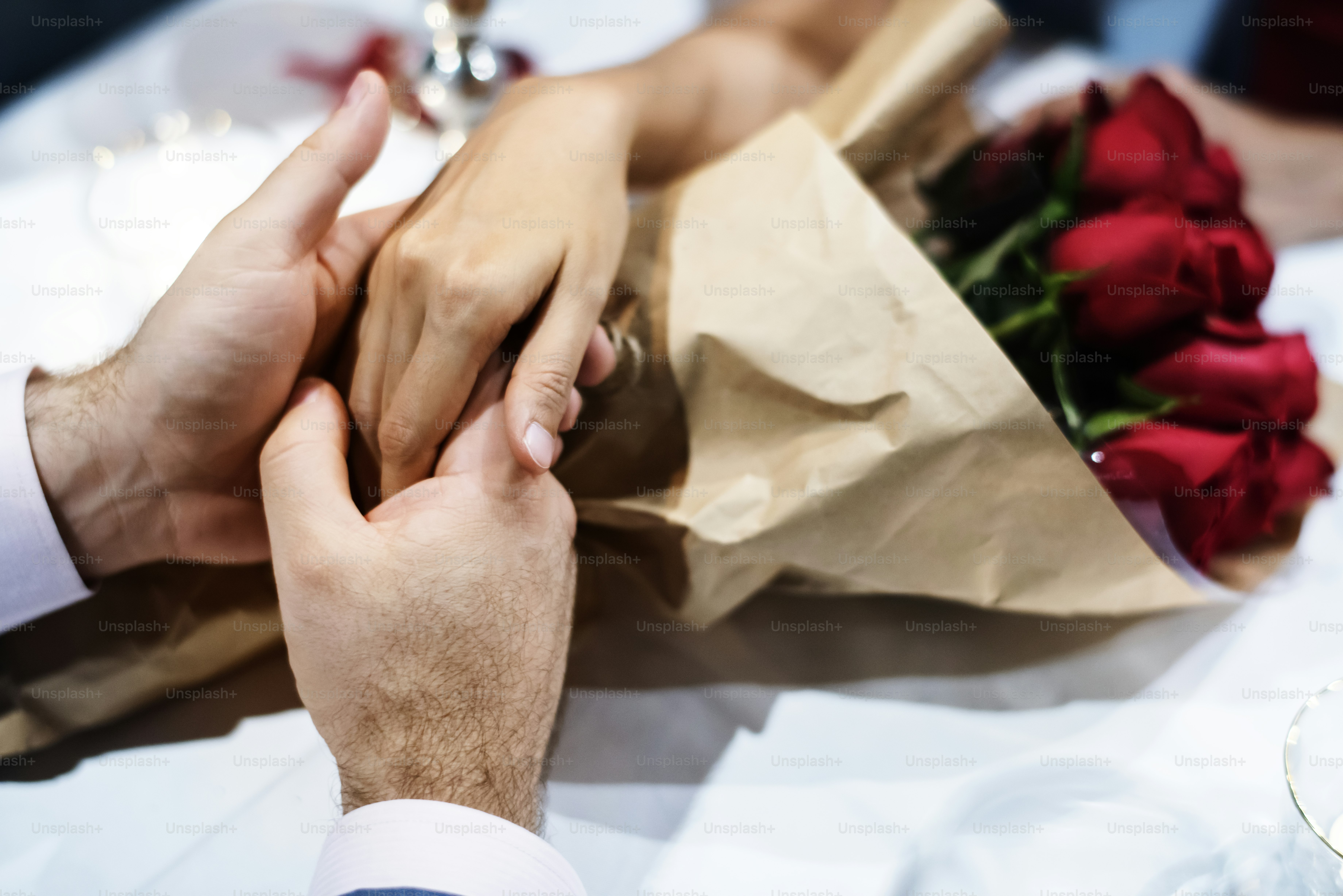 Couple celebrate valentine's day together
