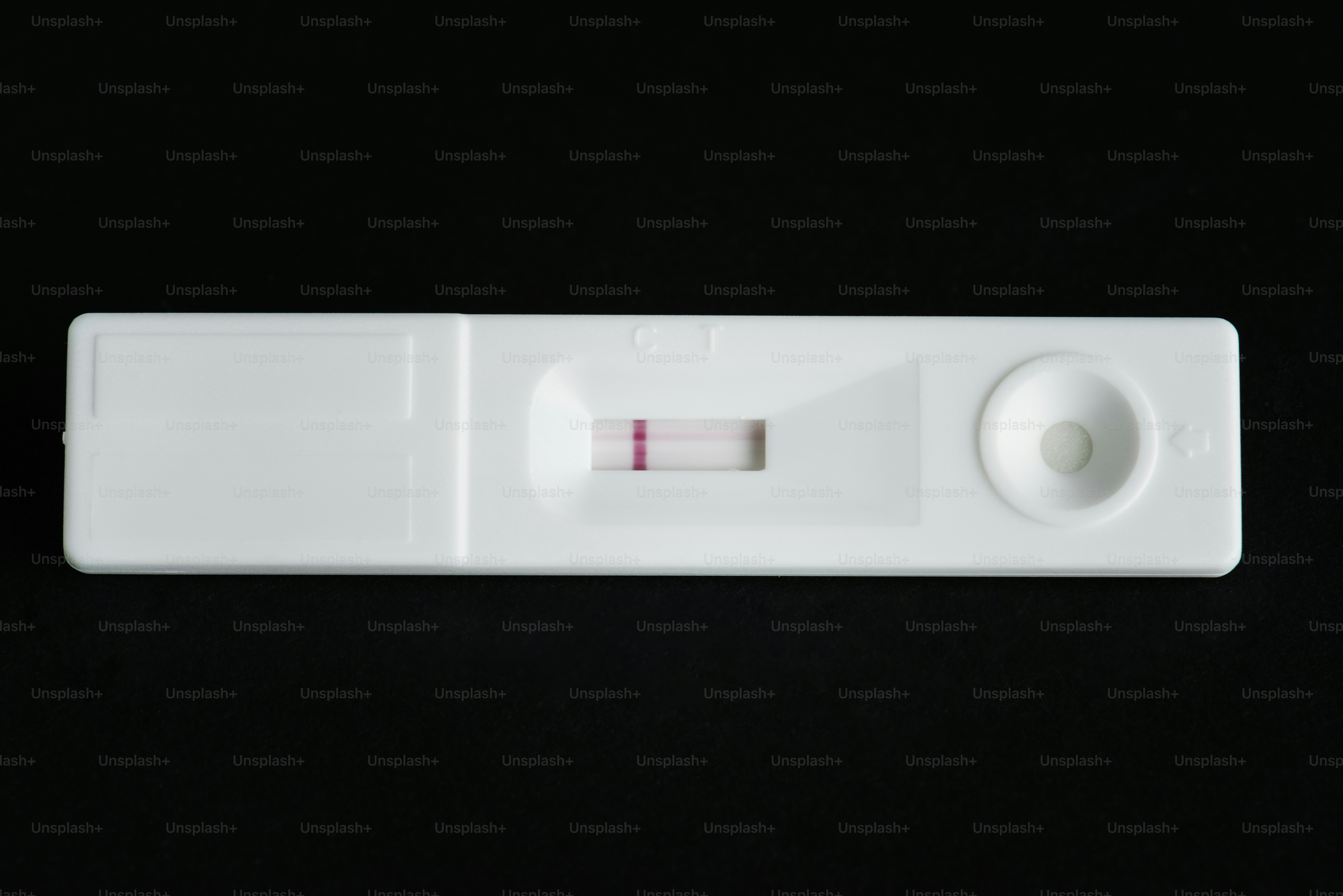 Closeup of pregnant test