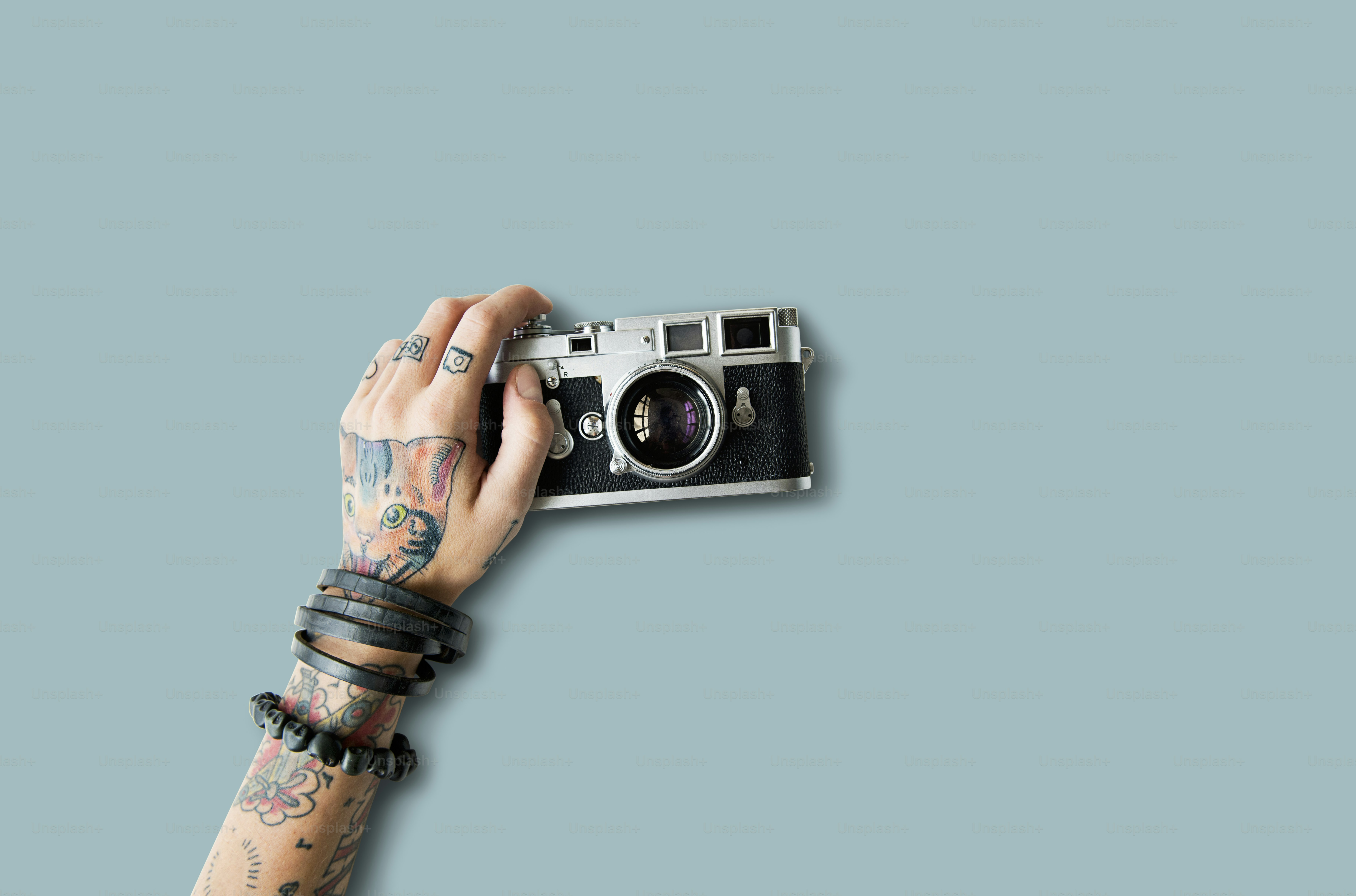 Tattoo Camera Photography Media Creative Film Concept